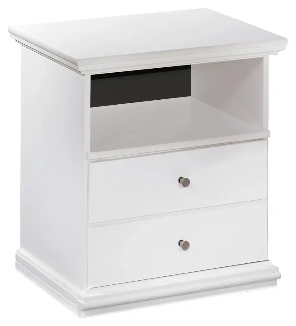 Bostwick Shoals - One Drawer Night Stand - White - Best Buy Furniture