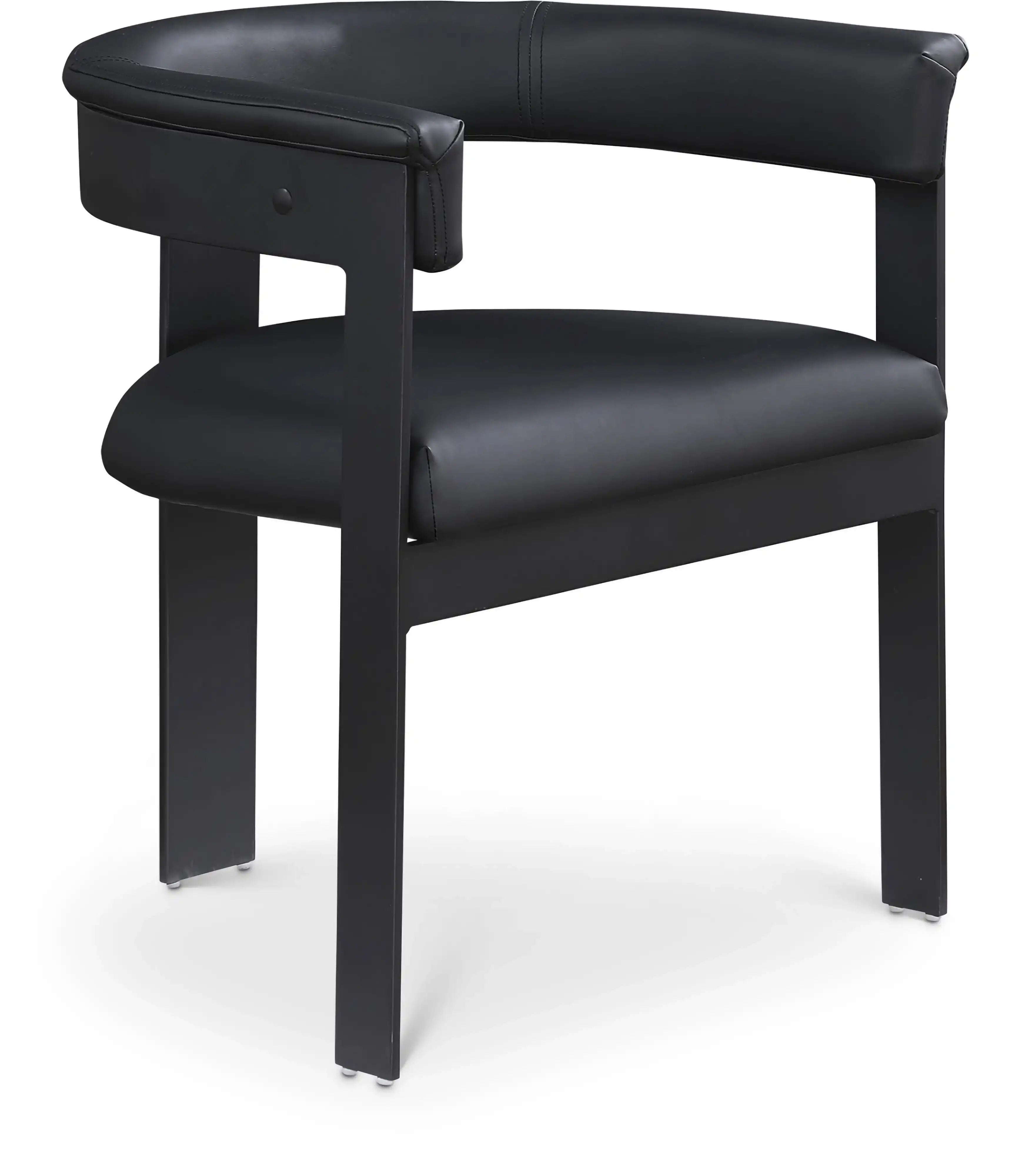 Romeo - Faux Leather Dining Chair With Black Base (Set of 2) - Best Buy Furniture