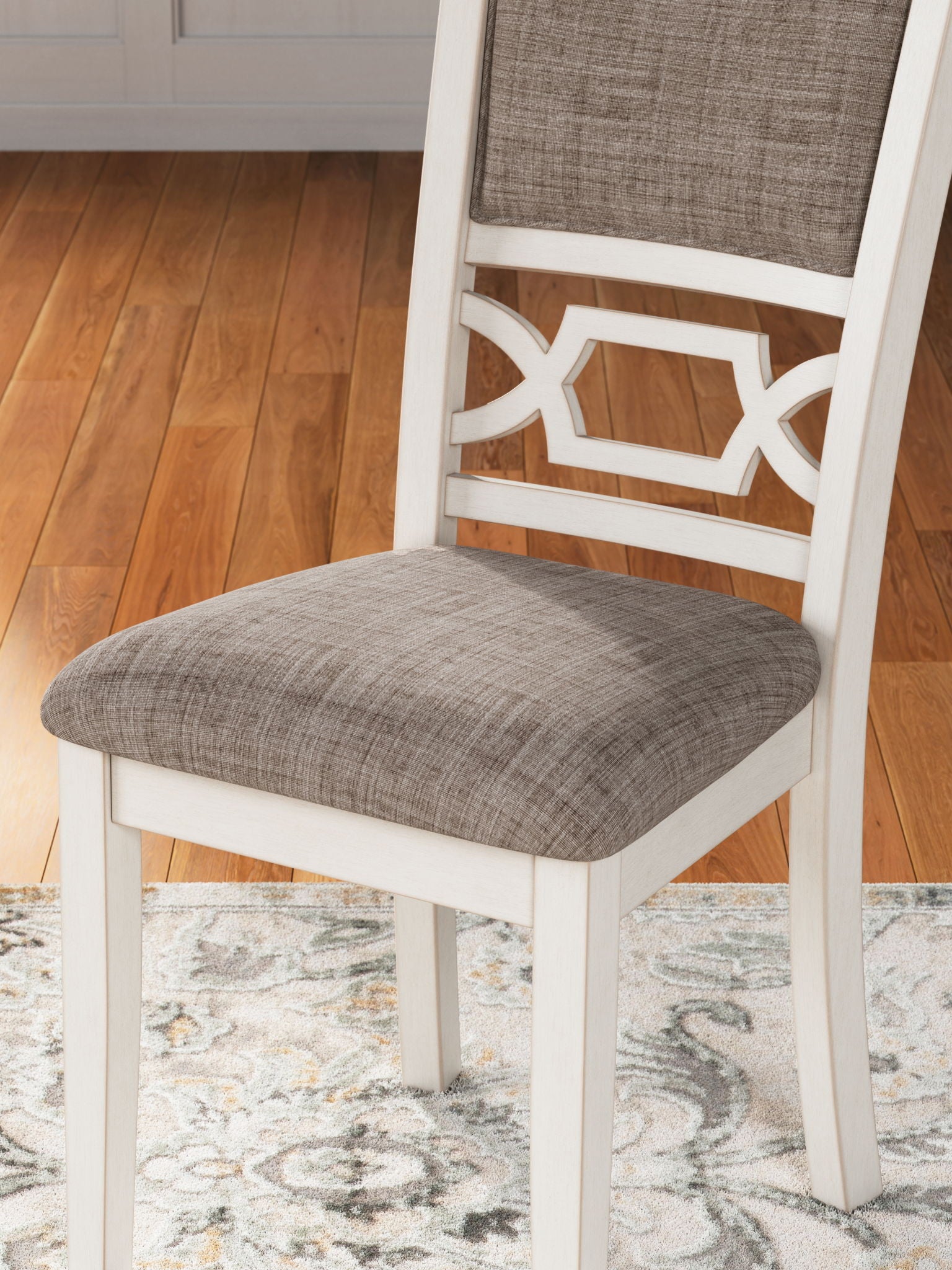 Erinberg - Dining Room Table Set (Set of 6) - Antique White - Best Buy Furniture