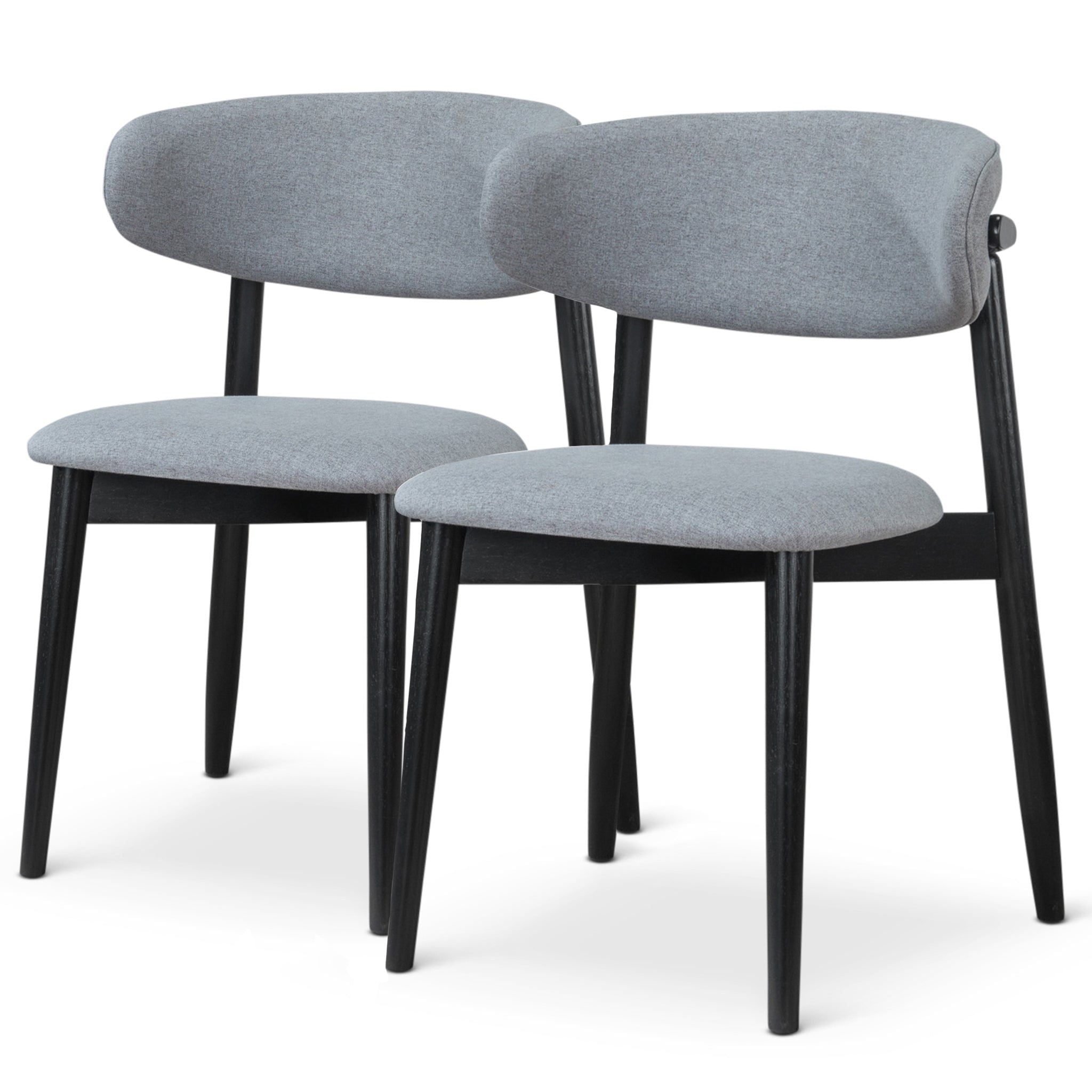 Korbin - Dining Chair (Set of 2) - Gray / Light Gray - Best Buy Furniture