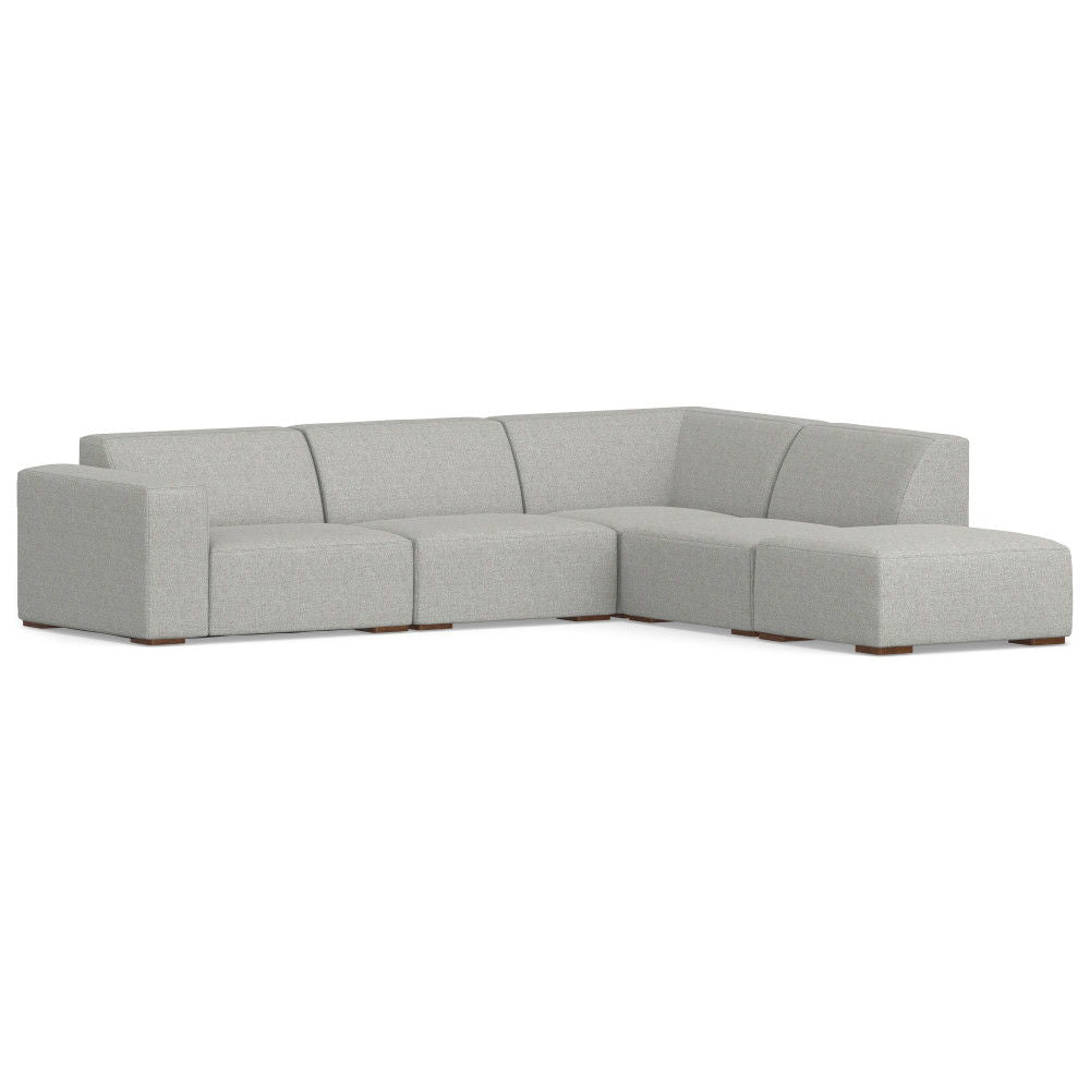 Rex - Handcrafted Sectional Sofa And Ottoman - Best Buy Furniture