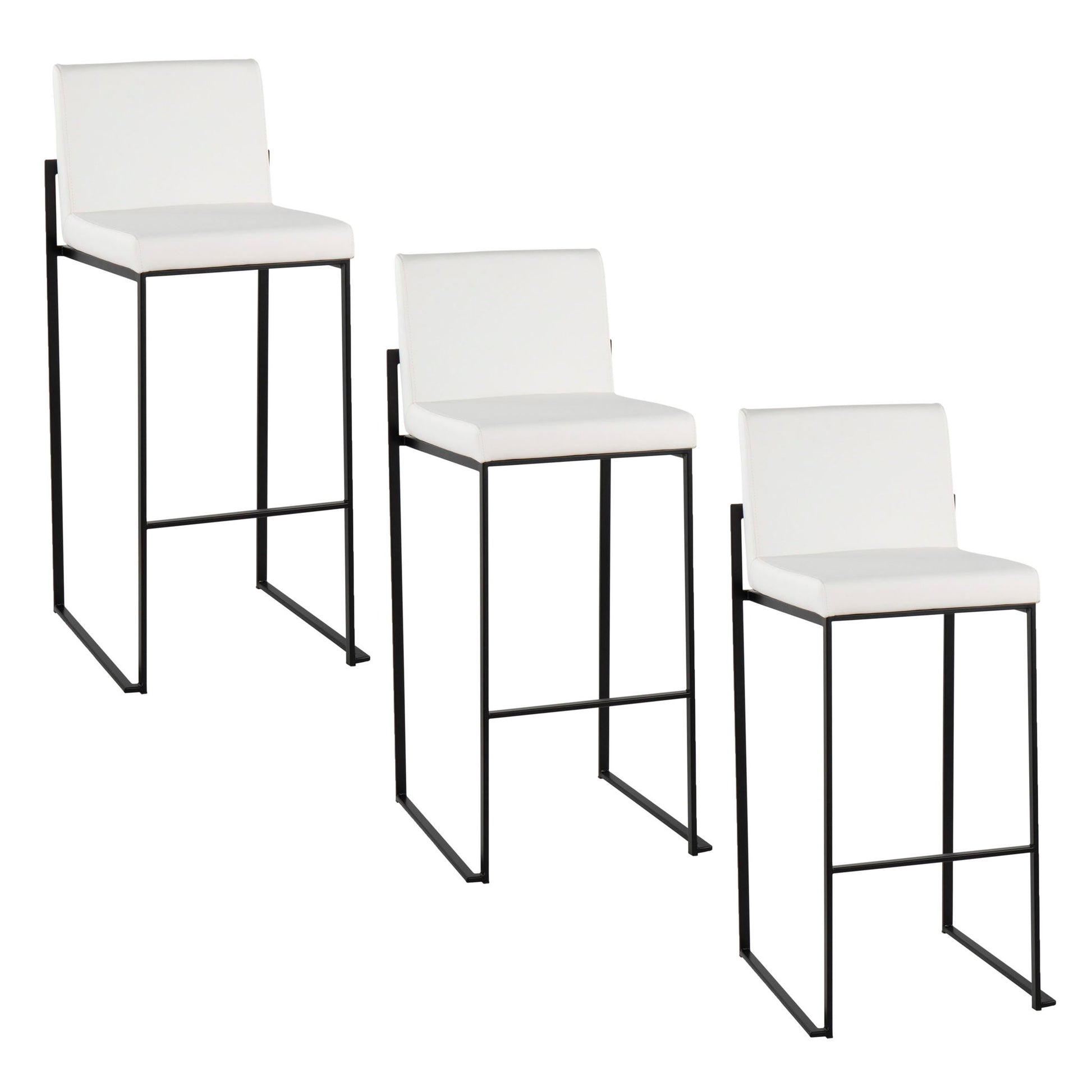 Fuji - Contemporary High Back Barstool Elegant Design - Best Buy Furniture