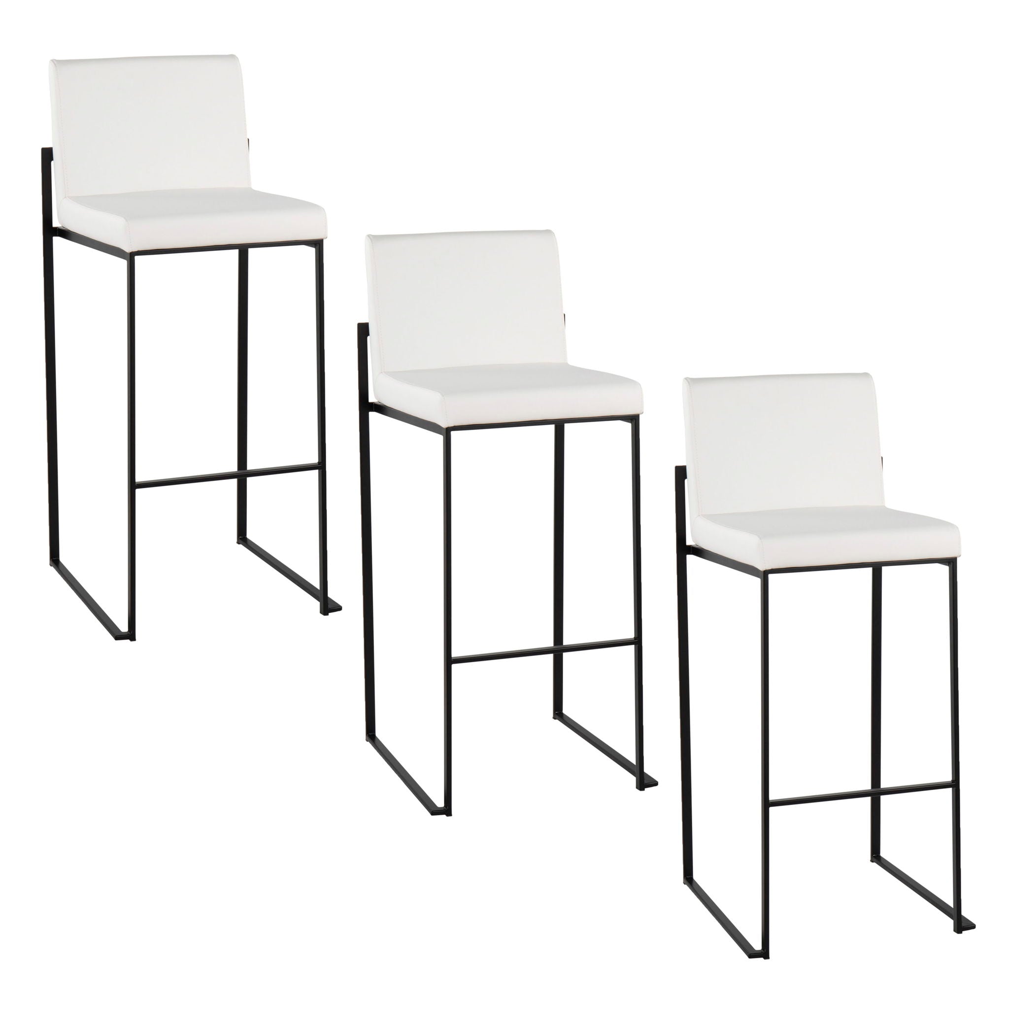 Fuji - Contemporary High Back Barstool Elegant Design - Best Buy Furniture