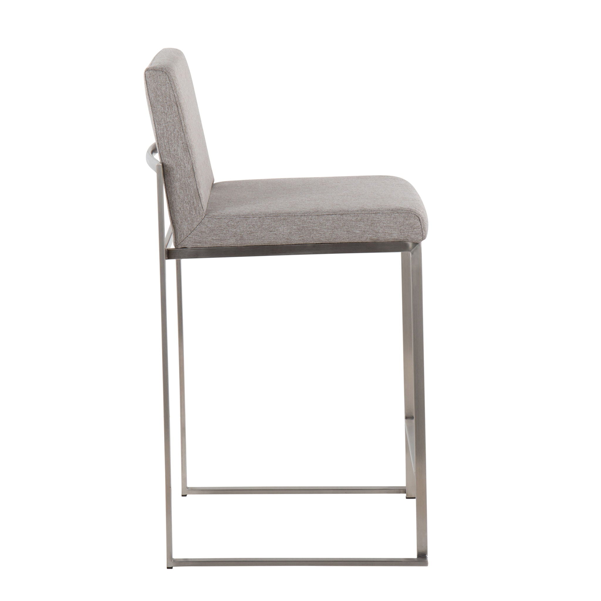 Fuji - Contemporary High Back Counter Stool, Functional Design - Best Buy Furniture