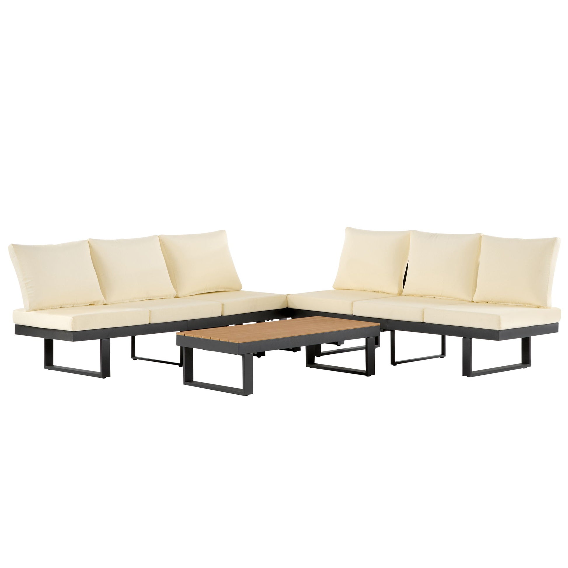Outdoor Sectional Sofa Set With Adjustable Reclining Seats - Best Buy Furniture