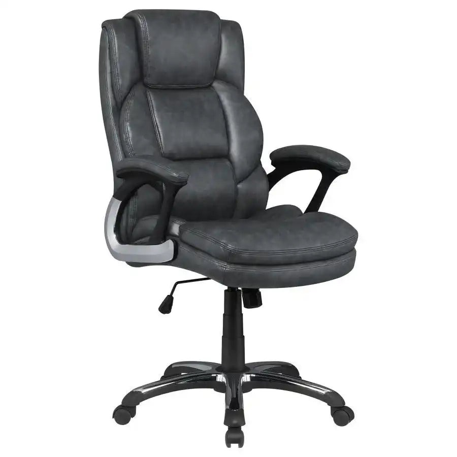 Nerris - Upholstered Adjustable Home Office Desk Chair - Best Buy Furniture