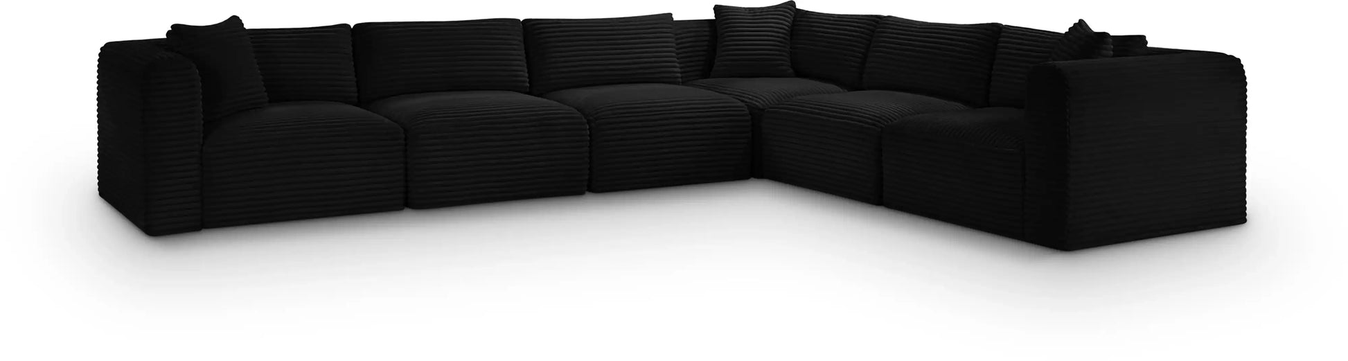 Shaggy - 6 Piece Modular Corner Sectional - Best Buy Furniture