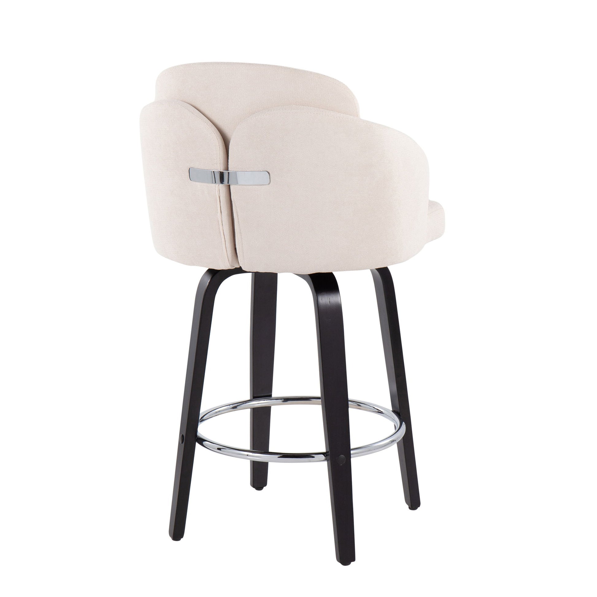 Dahlia - Contemporary Counter Stool Round Footrest (Set of 2) - Best Buy Furniture