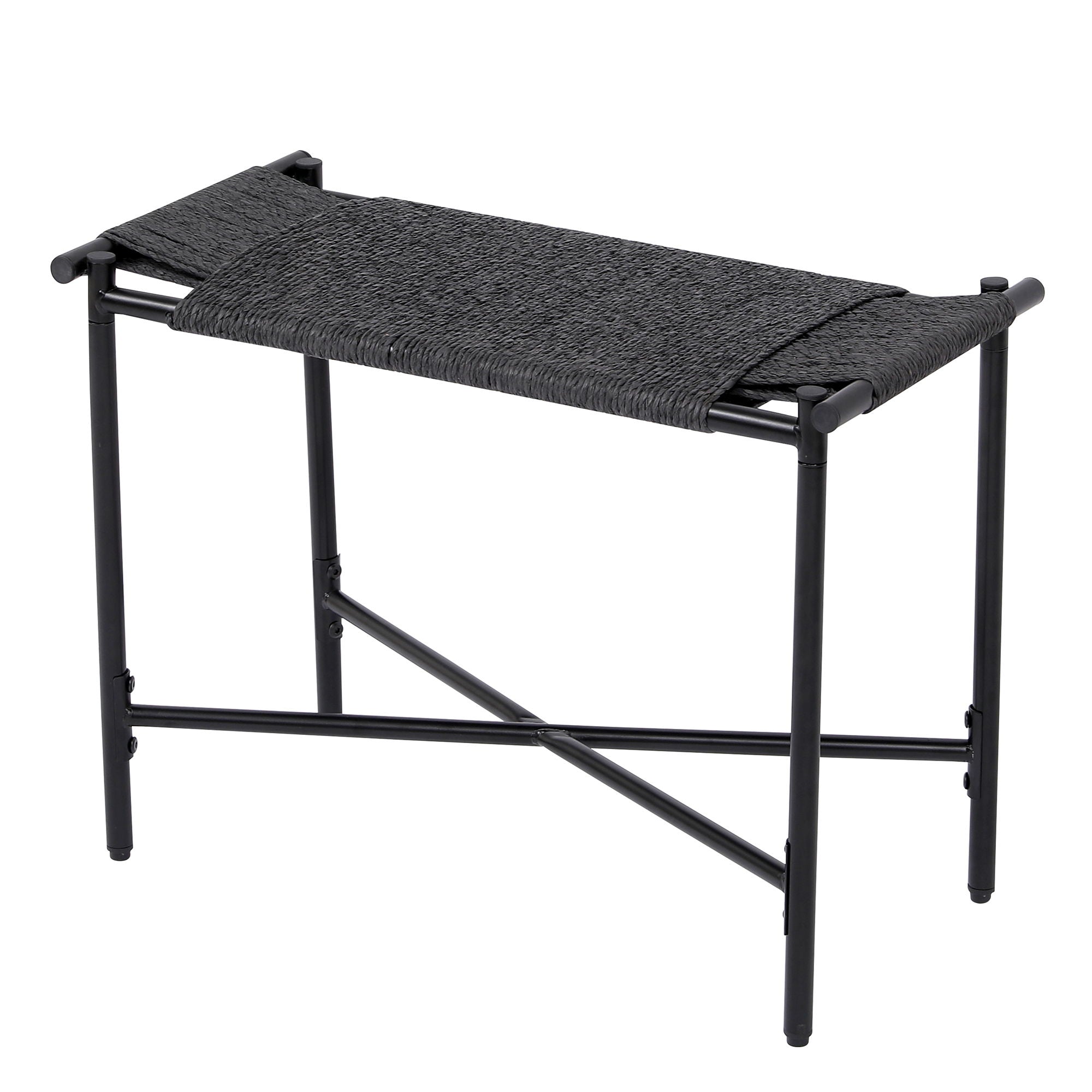 Handwoven Paper Rope Foot Rest Shoes Stools Ottomans For Entryway - Best Buy Furniture