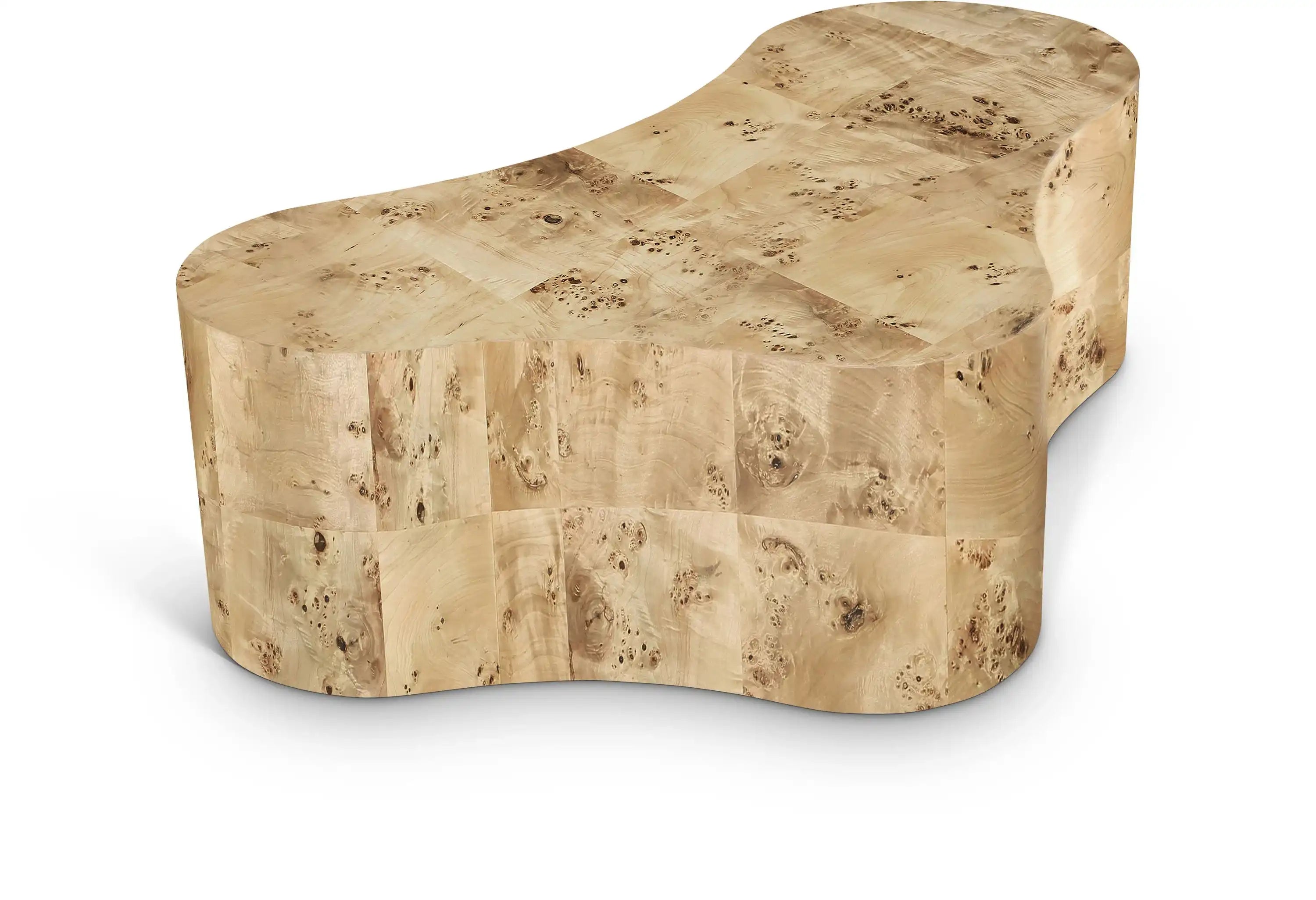 Zaire - Burl Wood Coffee Table - Best Buy Furniture