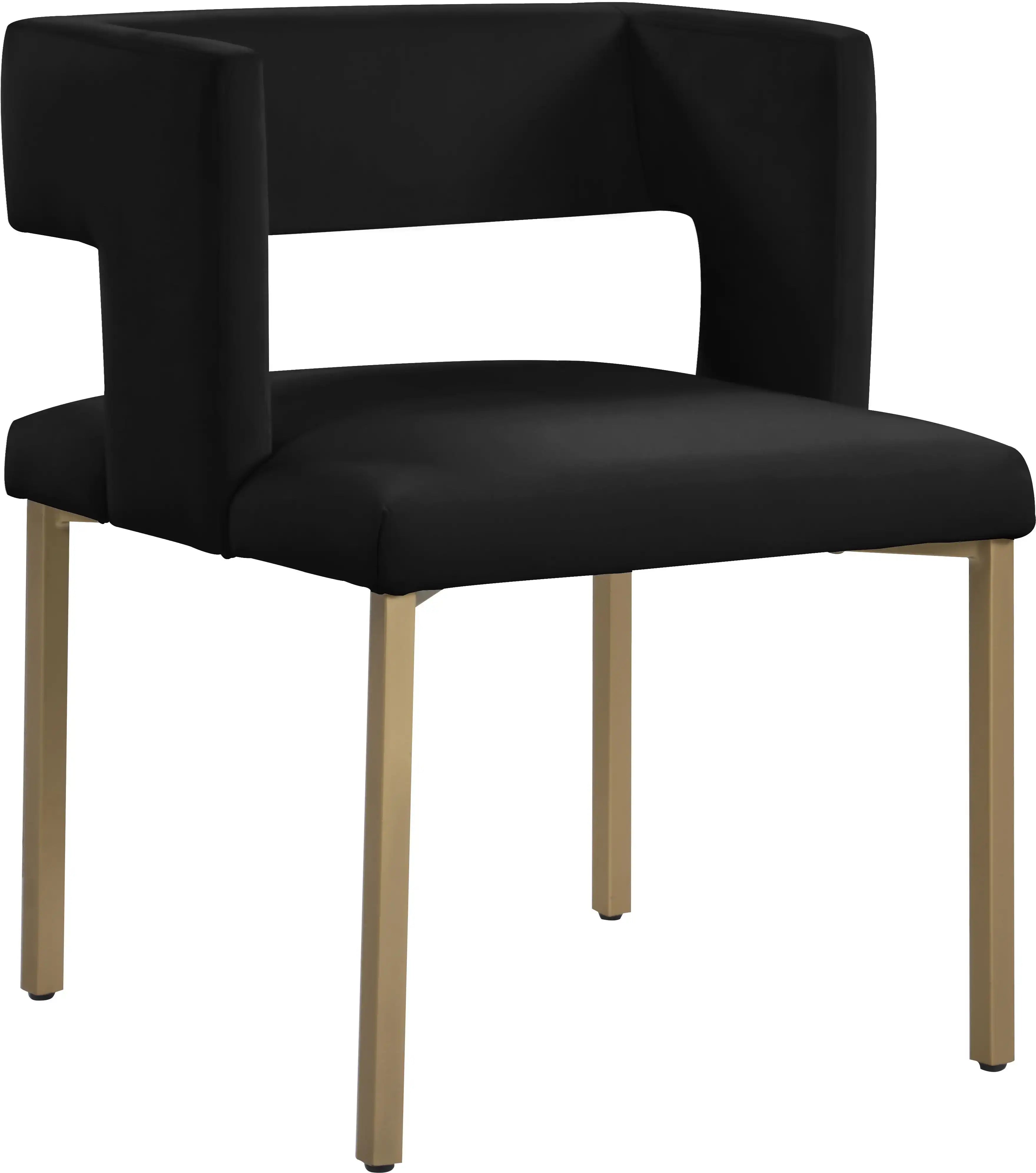 Caleb - Dining Chair with Gold Legs (Set of 2) - Best Buy Furniture