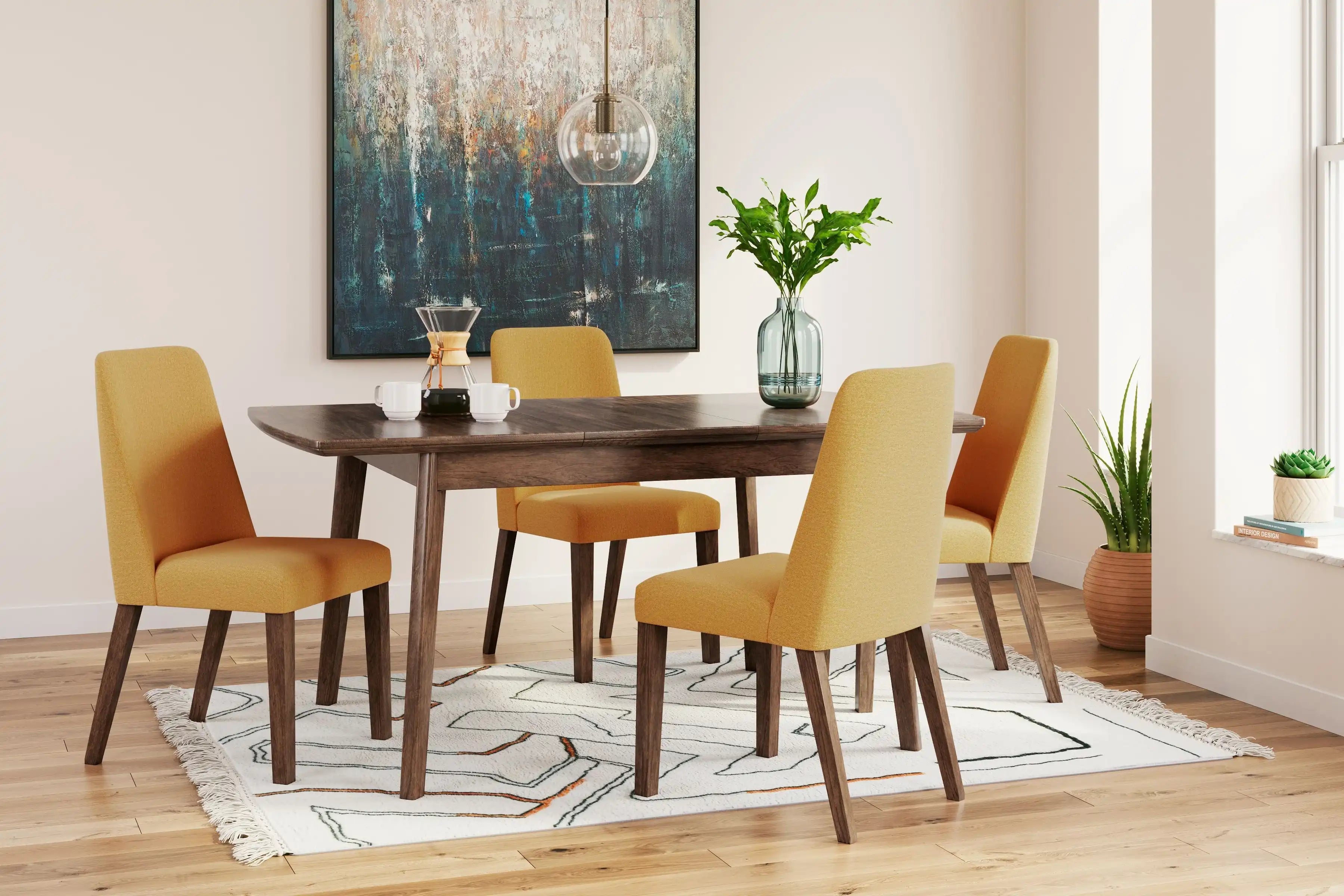 Lyncott - Butterfly Extension Table Set - Best Buy Furniture