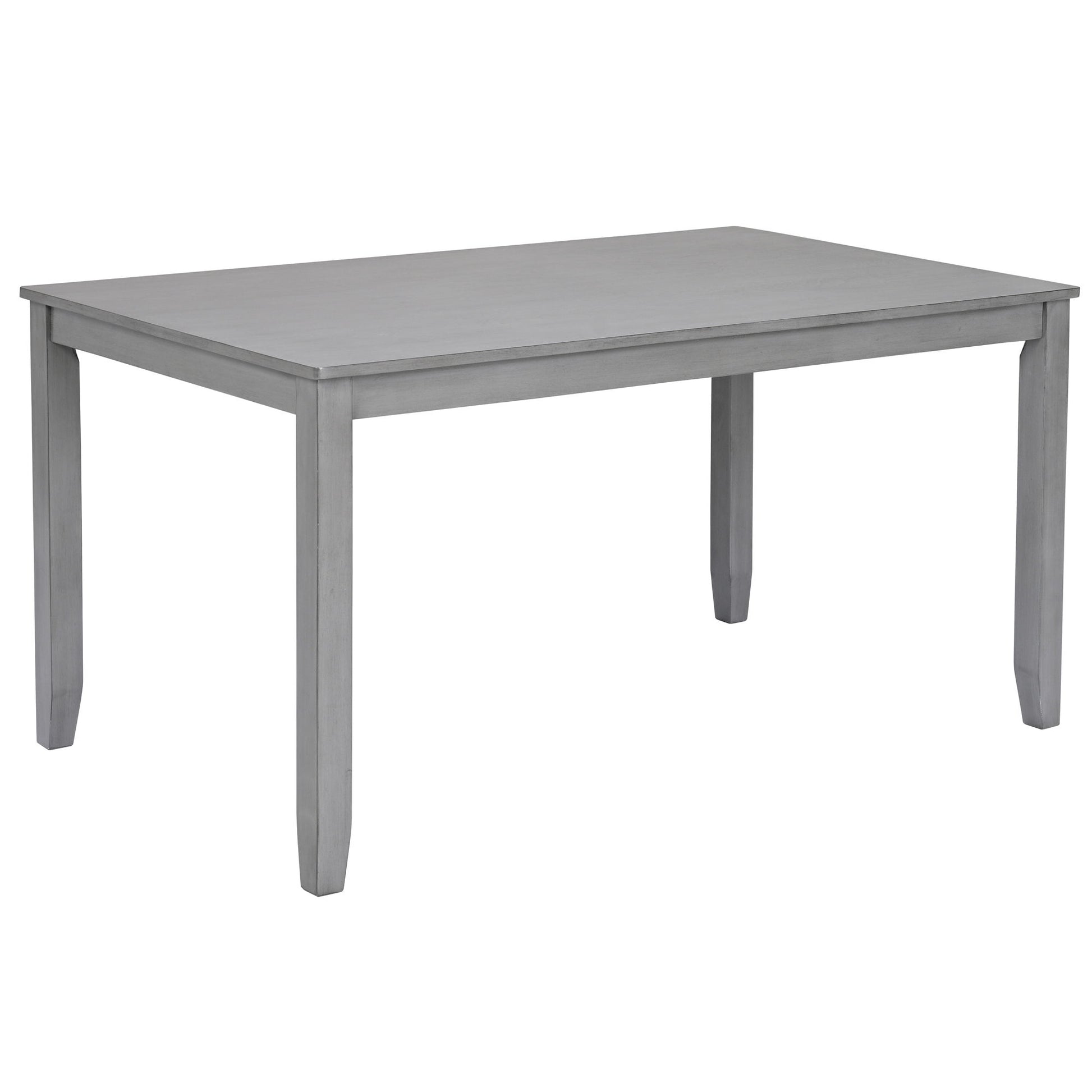 6 Pieces Kitchen Dining Set, Rectangular Wooden Dining Table With 4 Upholstered Chairs And A Bench - Best Buy Furniture