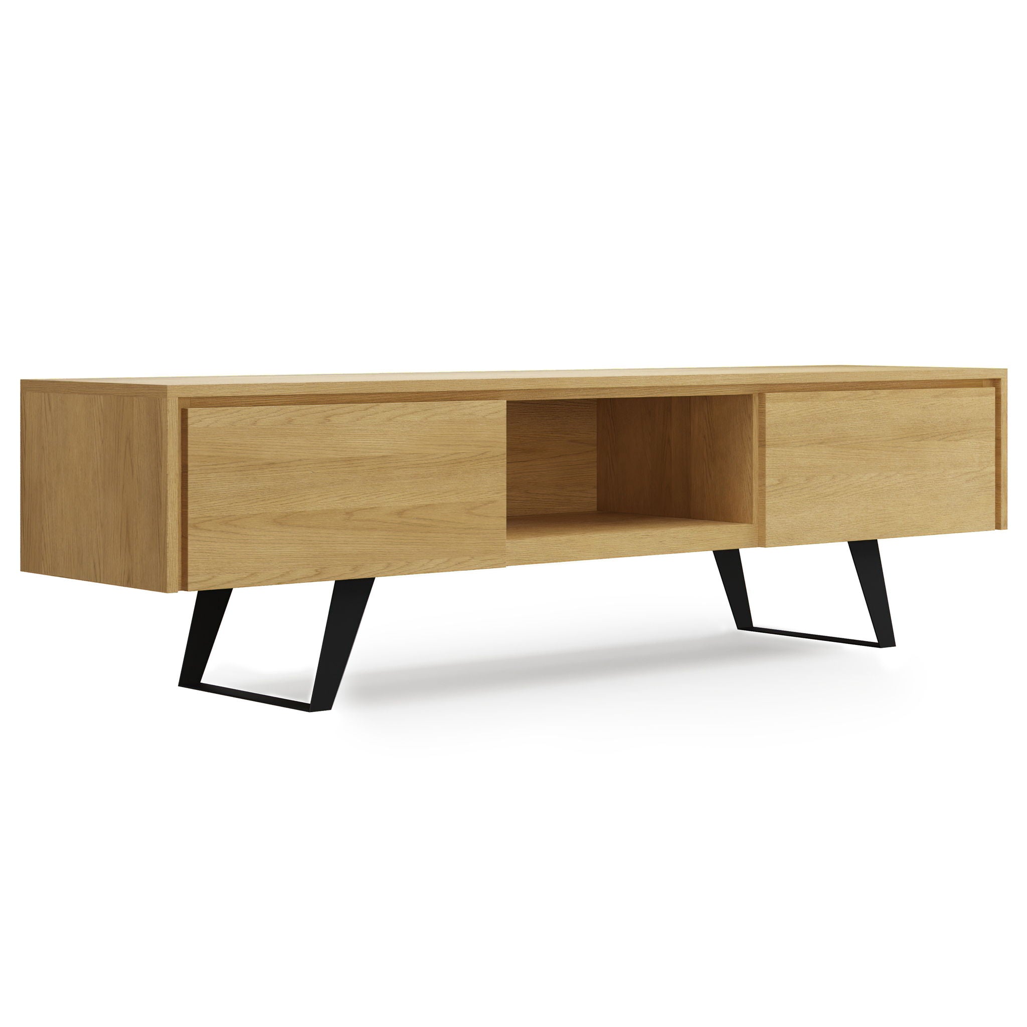 Lowry - Handcrafted TV Media Stand - Best Buy Furniture