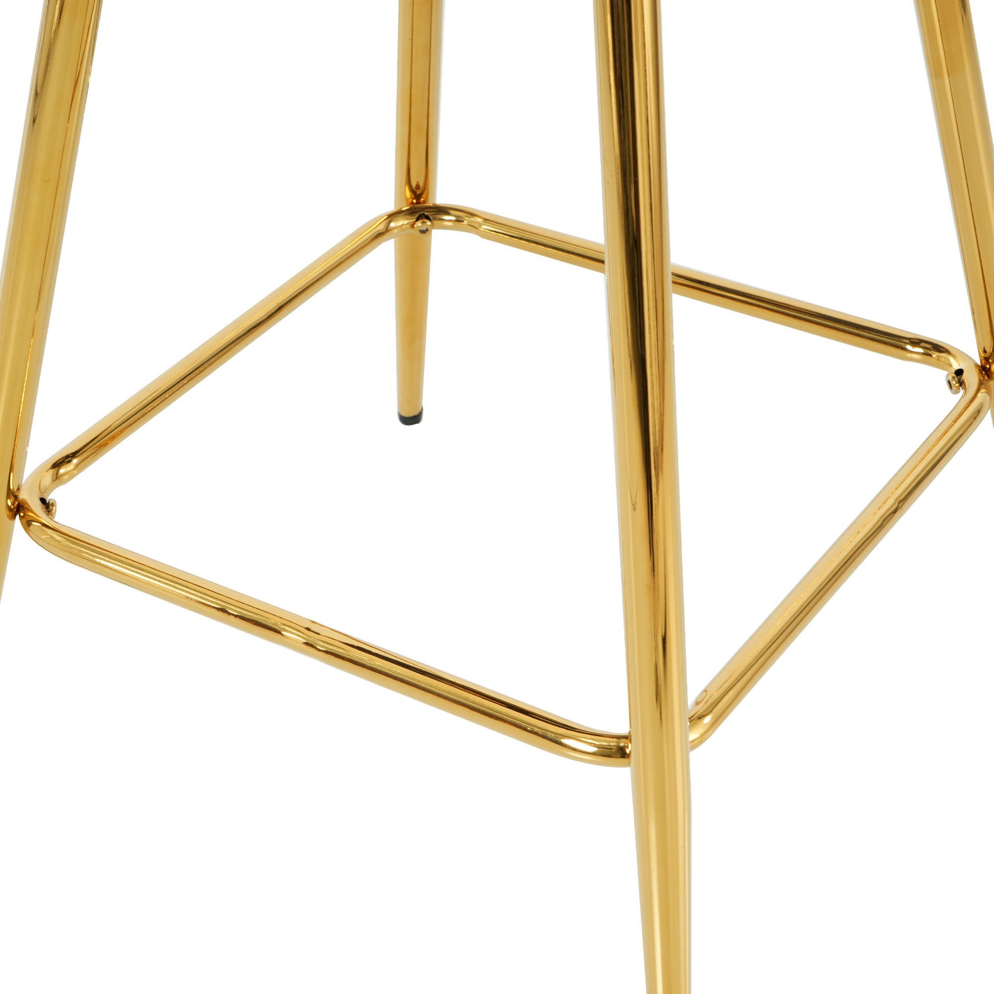 Modern Design High Stool With Plated Legs (Set of 2) - Best Buy Furniture
