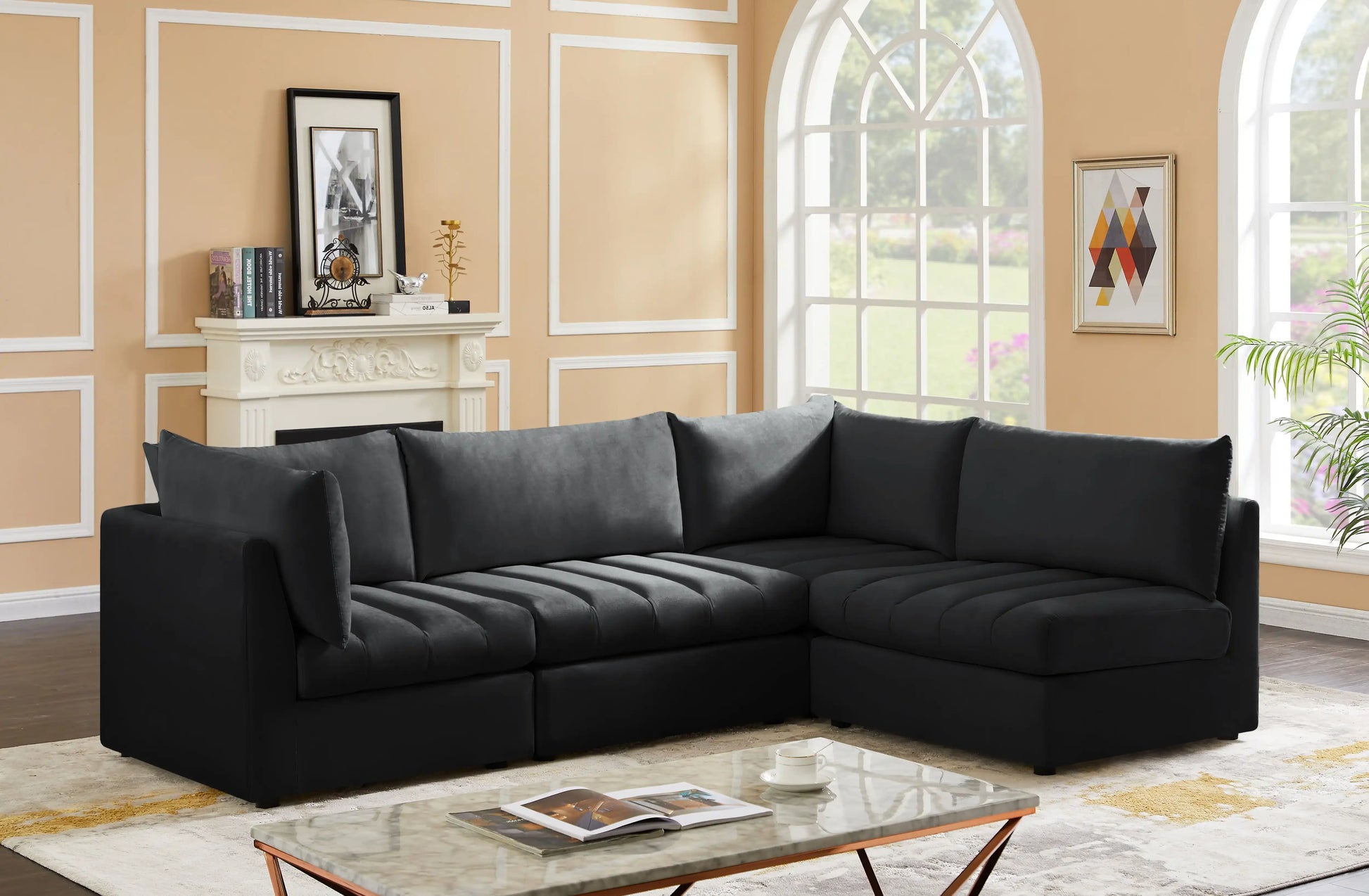 Jacob - 4 Pc. Modular Sectional - Best Buy Furniture