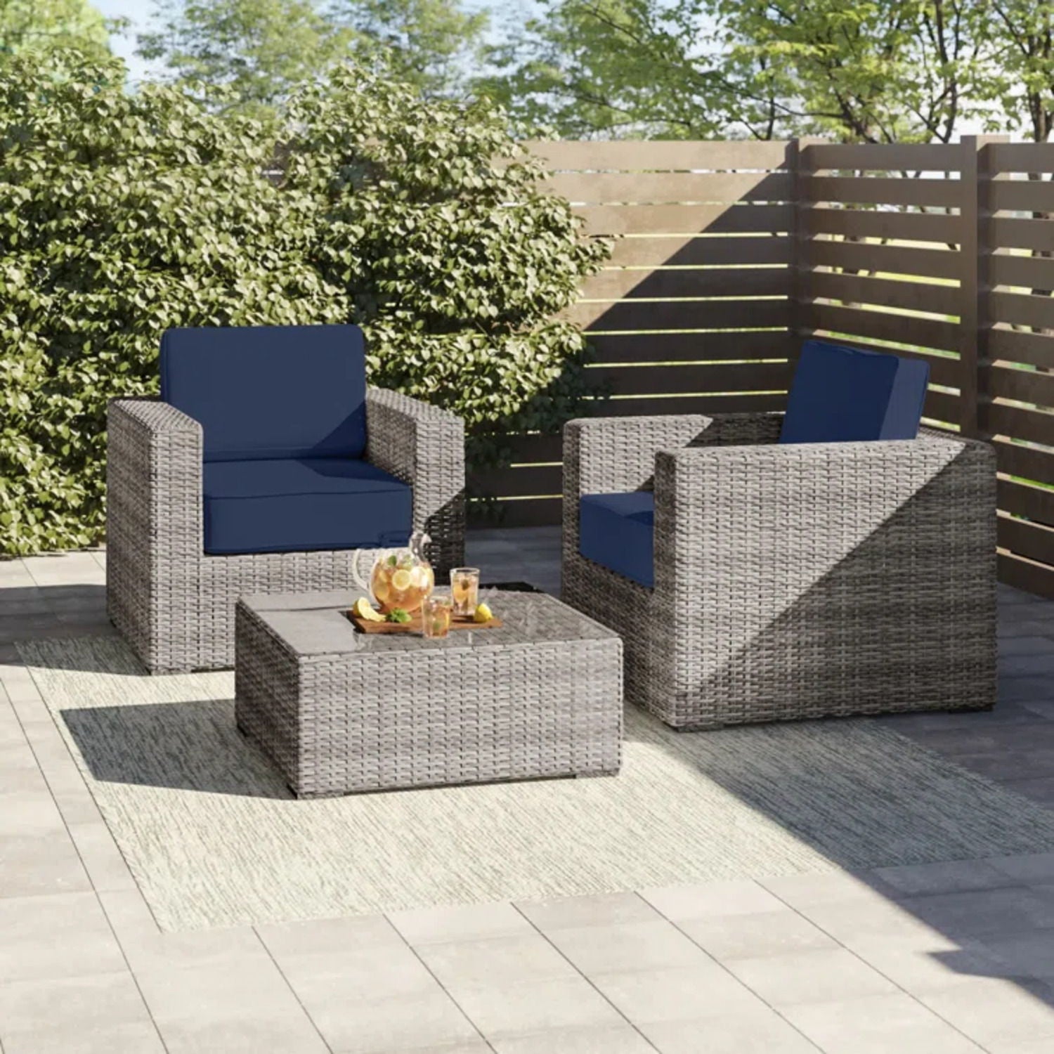 2 Person Seating Set With Cushions - Best Buy Furniture