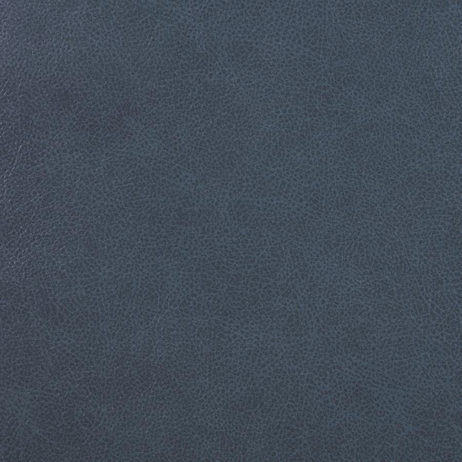 Sloane - Upholstered Padded Arm Reclining Loveseat - Blue - Best Buy Furniture