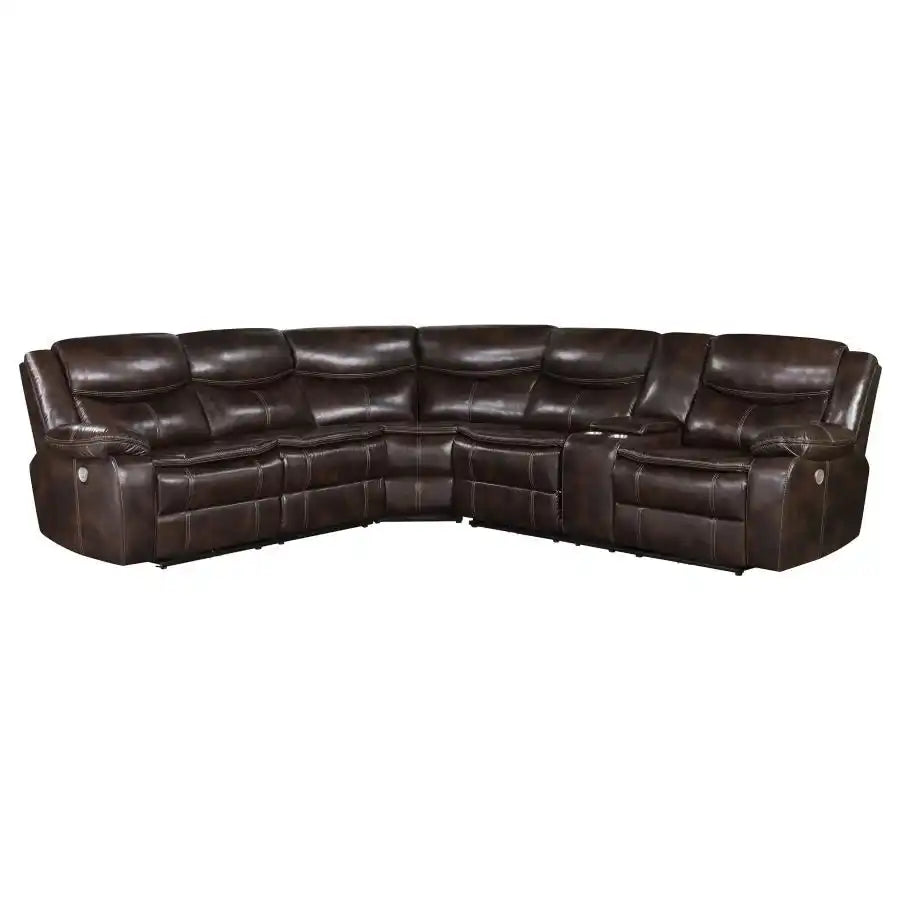 Sycamore - Upholstered Power Reclining Sectional Sofa - Best Buy Furniture