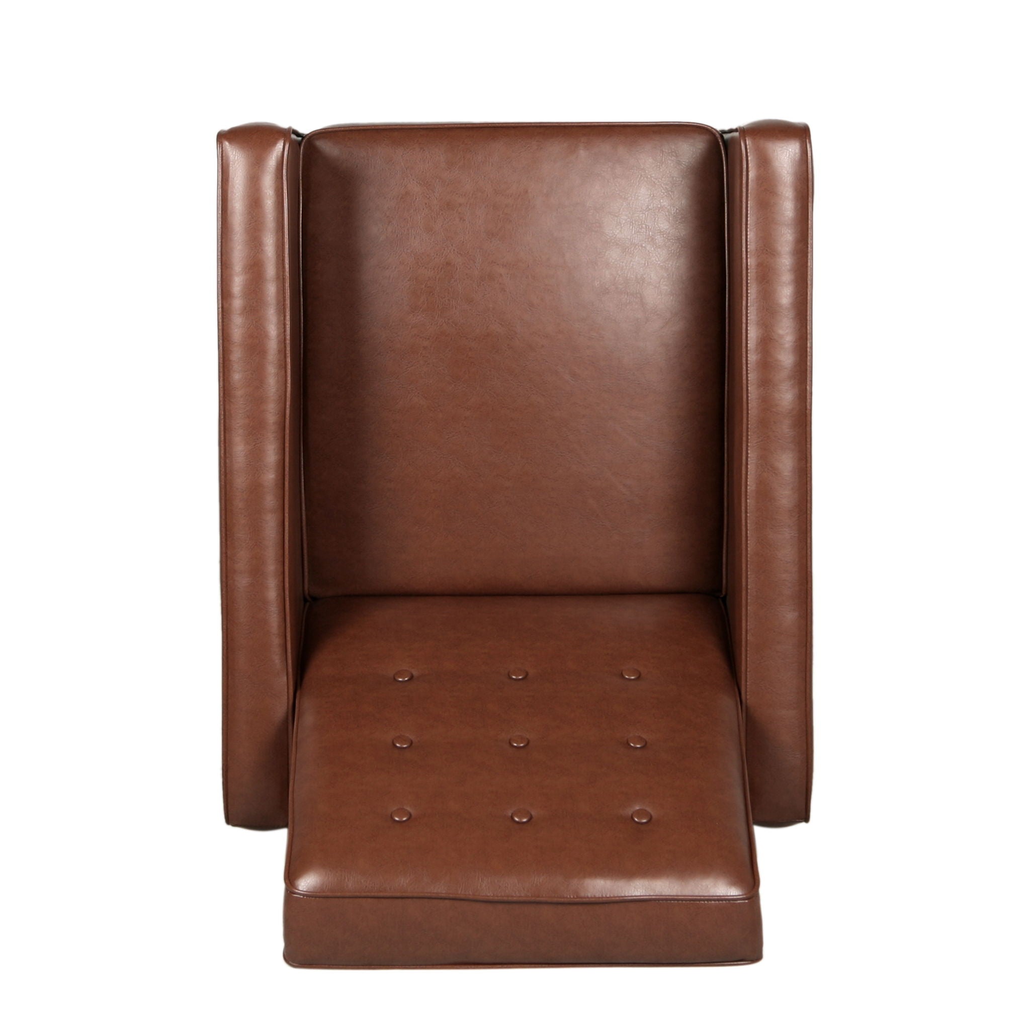 Mid-Century Modern Recliner With Button Tufted Waffle Stitch - Best Buy Furniture