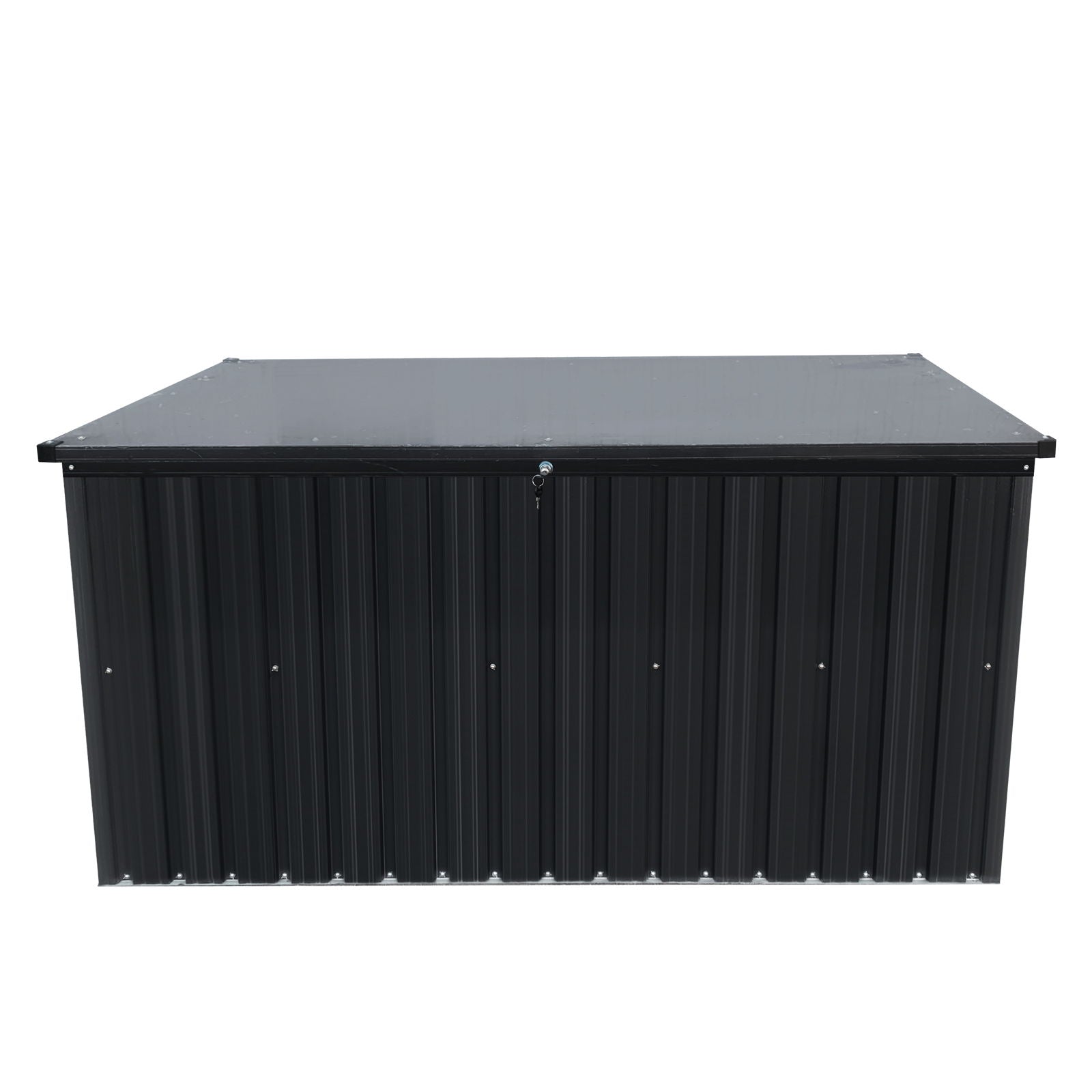 Metal Storage Box Store Large Out Door Use - Black - Best Buy Furniture