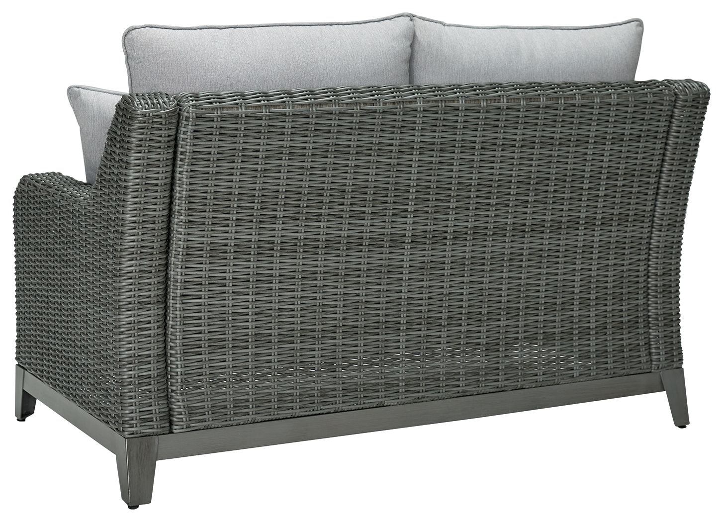 Elite Park - Loveseat w/Cushion - Gray - Best Buy Furniture