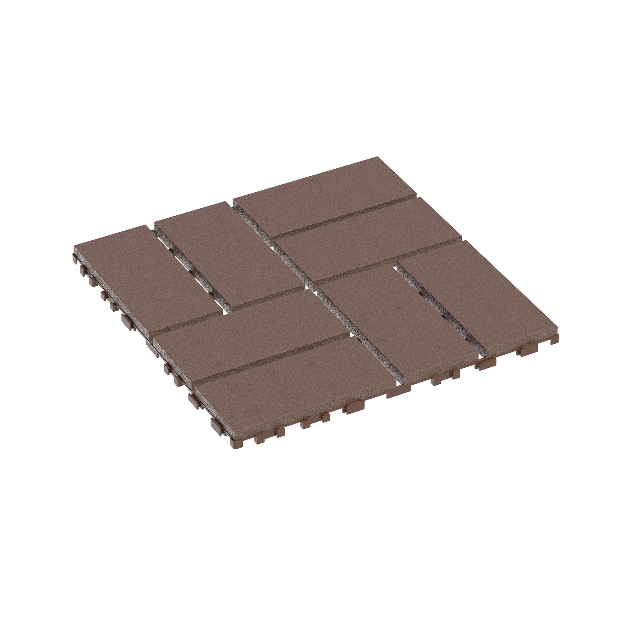 Plastic Interlocking Deck Tiles Patio Deck Tiles Waterproof Outdoor Use - Best Buy Furniture