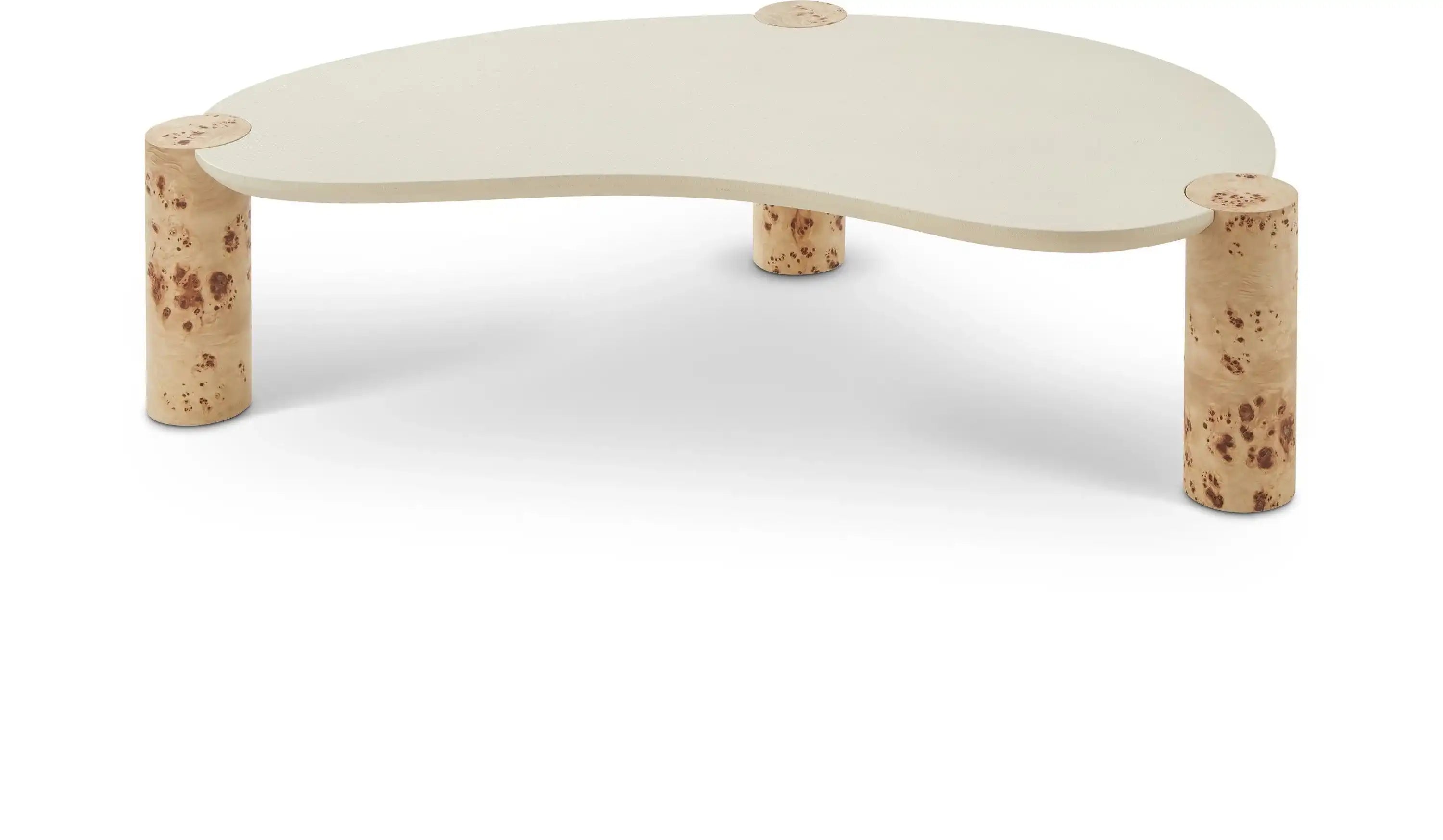 Thor - Burl Wood Coffee Table - Natural - Best Buy Furniture