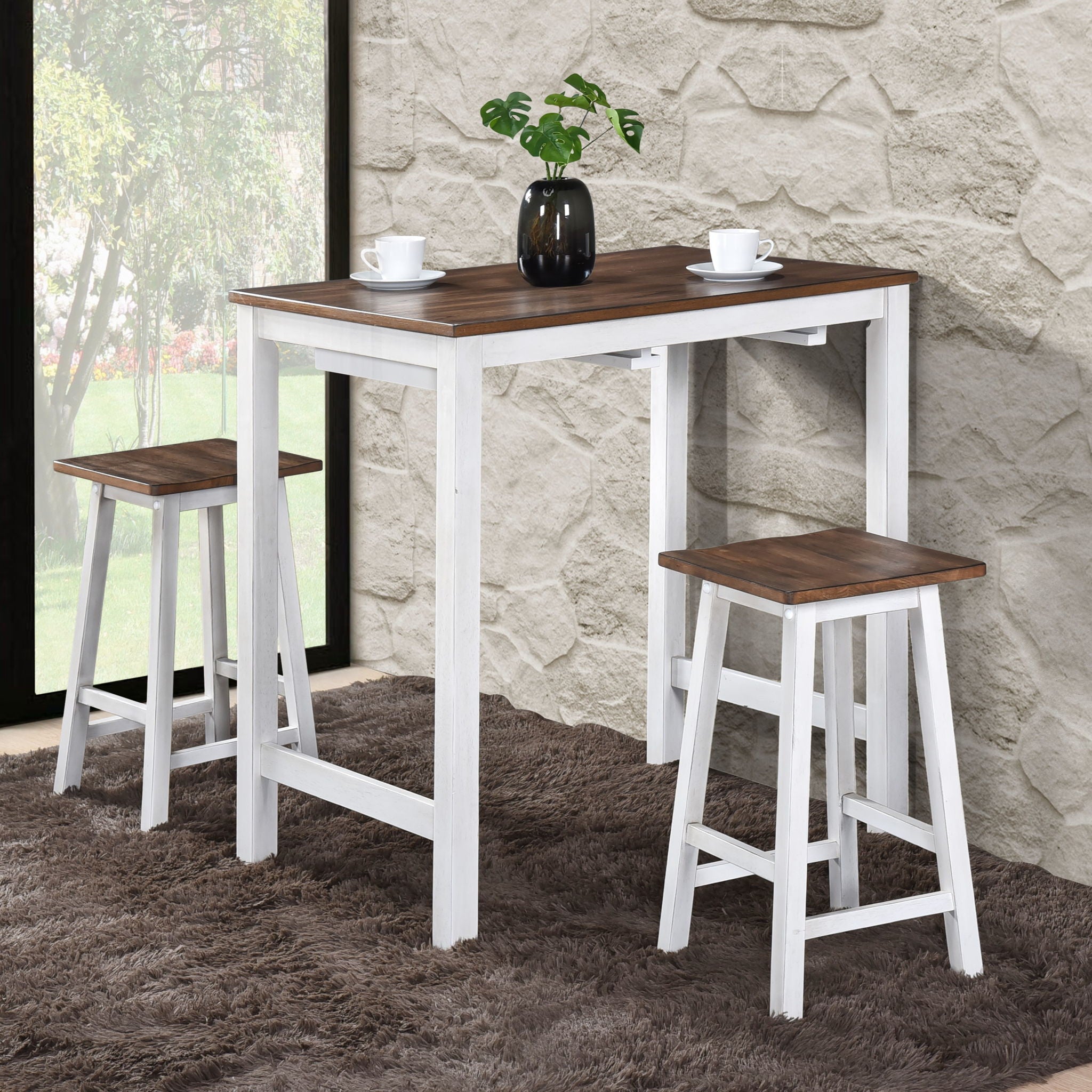 3 Pieces Counter Height Set - Best Buy Furniture