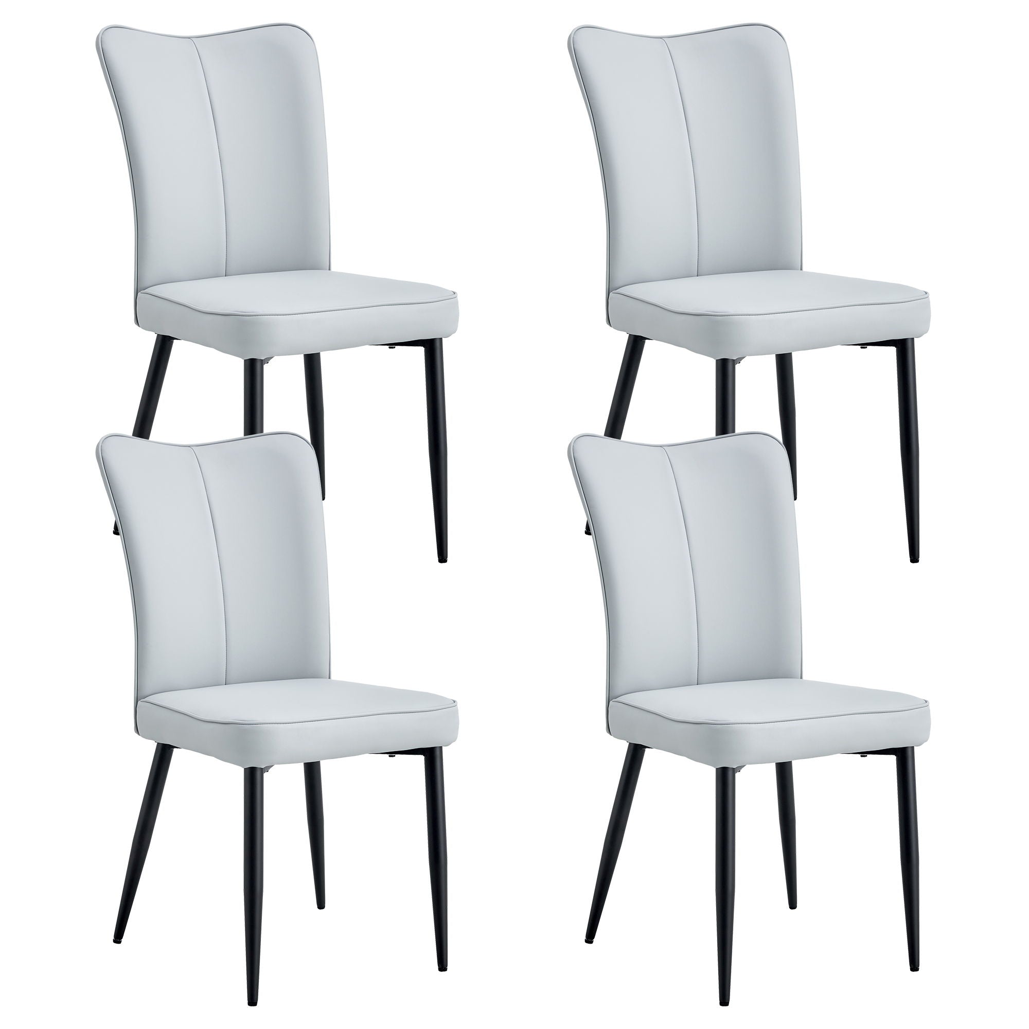 Modern Minimalist Dining Chairs With Metal Legs - Best Buy Furniture