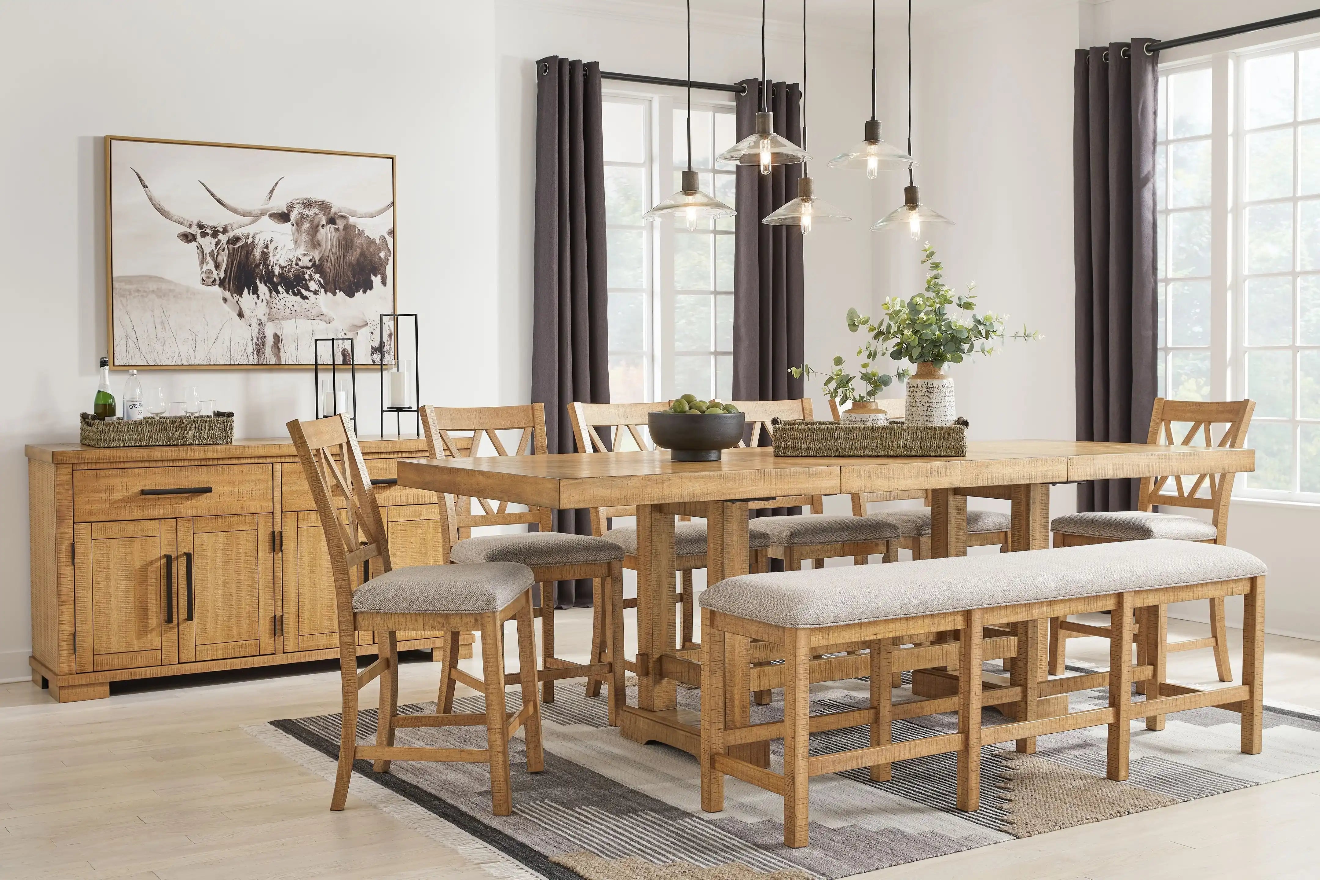 Havonplane - Counter Dining Set - Best Buy Furniture