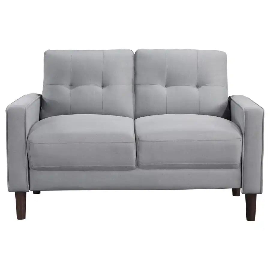 Bowen - Upholstered Track Arm Tufted Loveseat - Best Buy Furniture