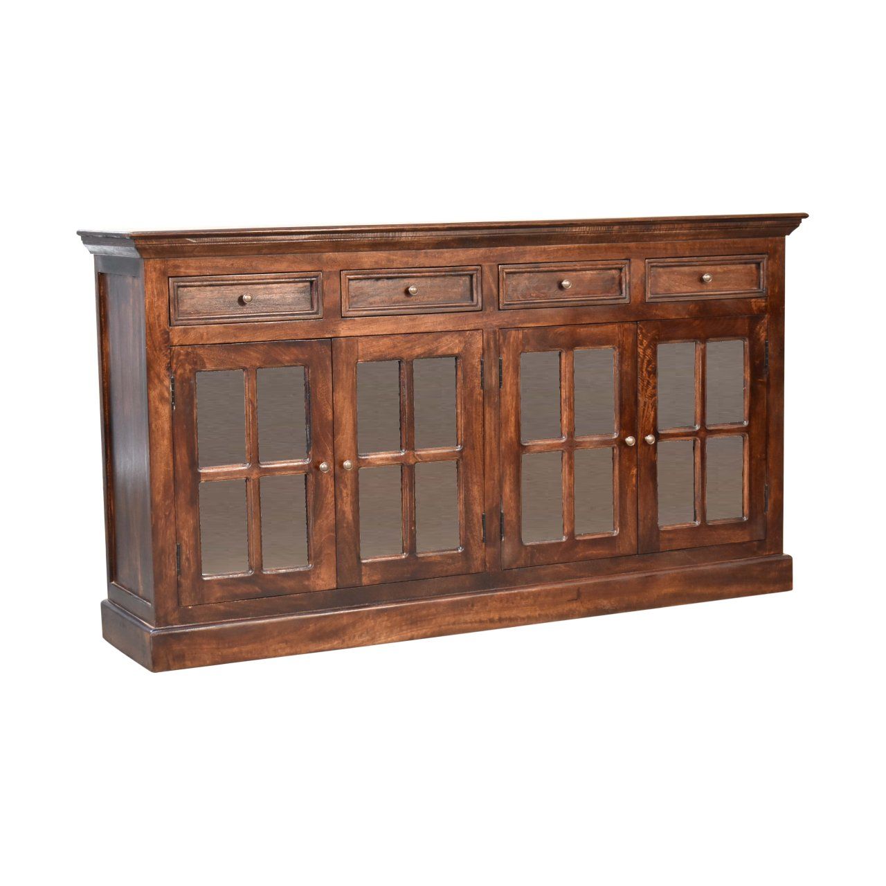 Glazed Sideboard - Walnut - Best Buy Furniture