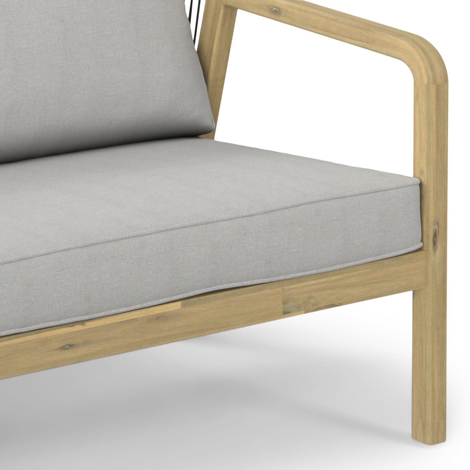 Palmetto - Outdoor Sofa - Stone Gray - Best Buy Furniture