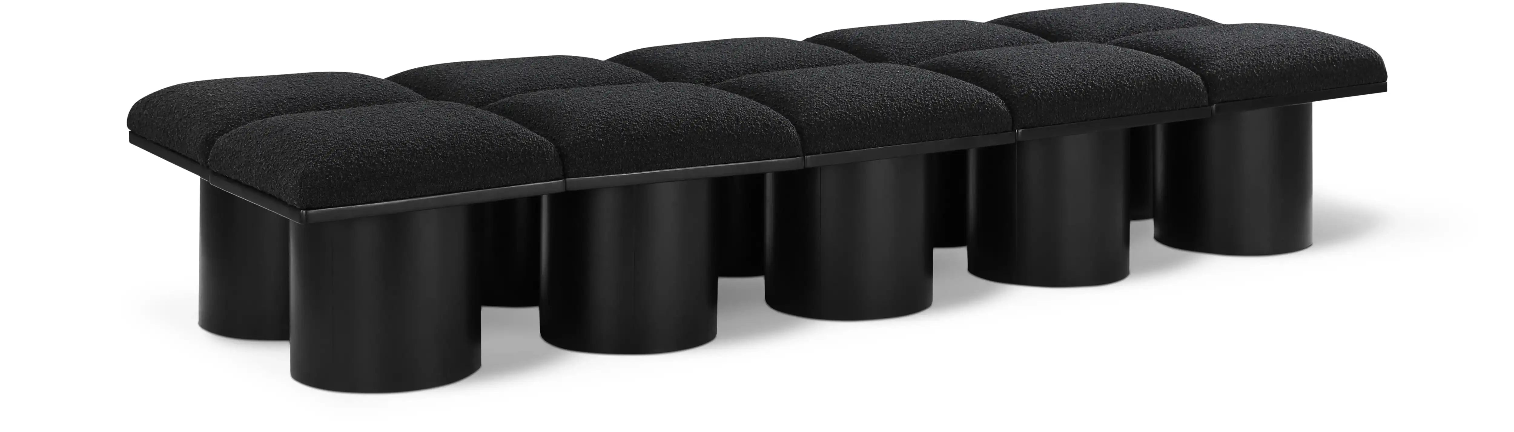 Pavilion - 10 Piece Modular Bench With Black Base - Best Buy Furniture