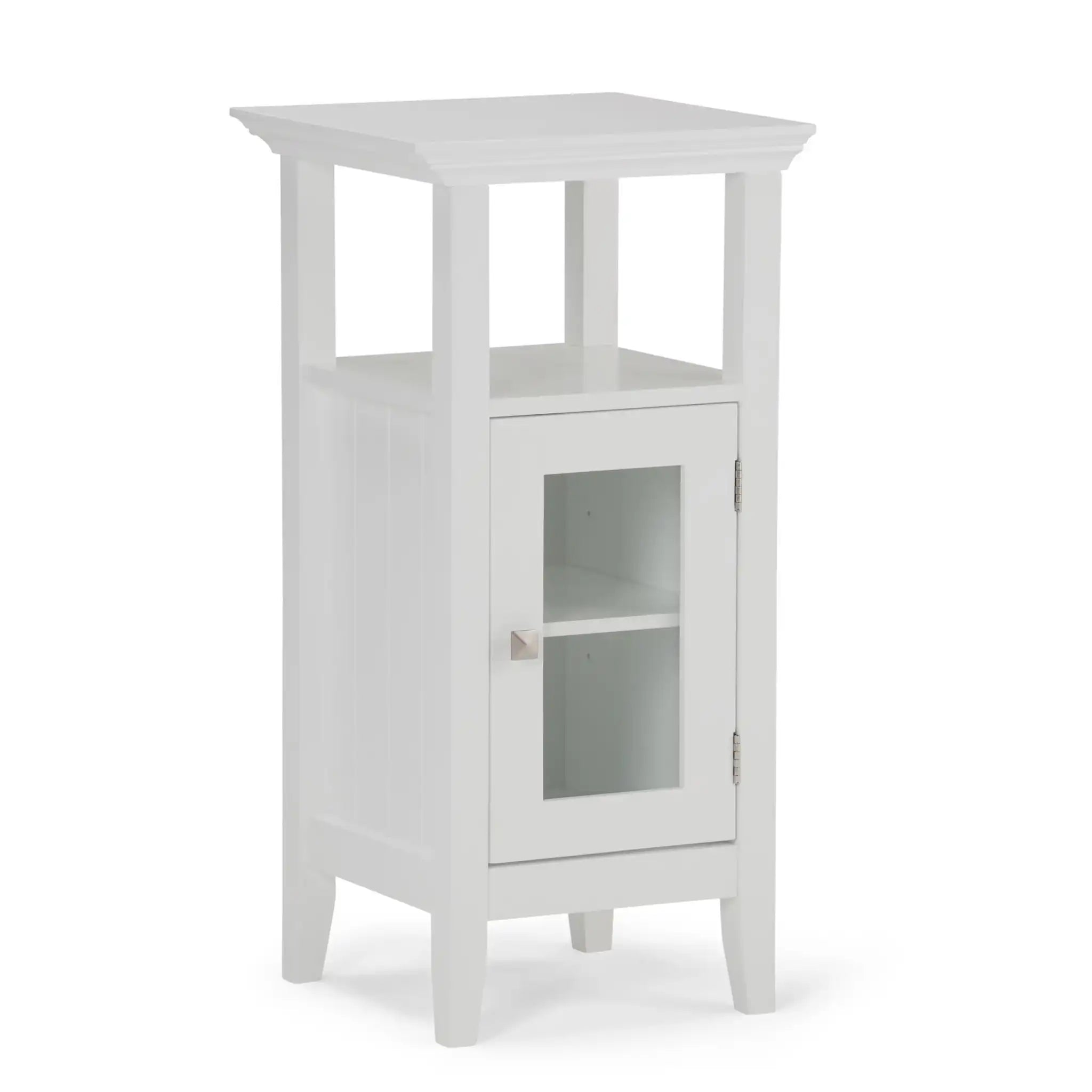 Acadian - Floor Storage Cabinet - Pure White - Best Buy Furniture