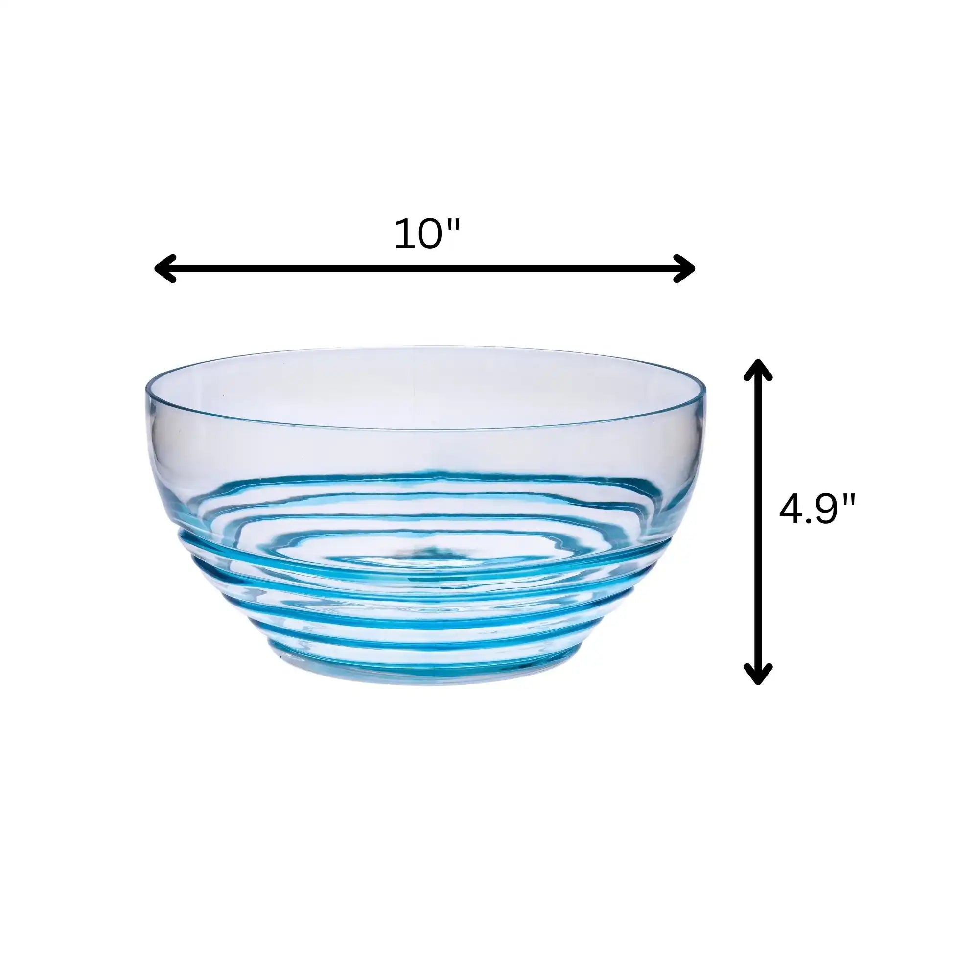 Swirl Acrylic Serving Bowls, Unbreakable - Best Buy Furniture