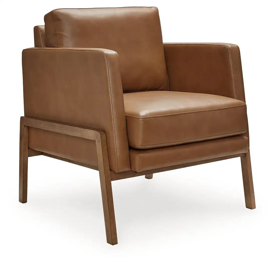 Numund - Accent Chair - Caramel - Best Buy Furniture