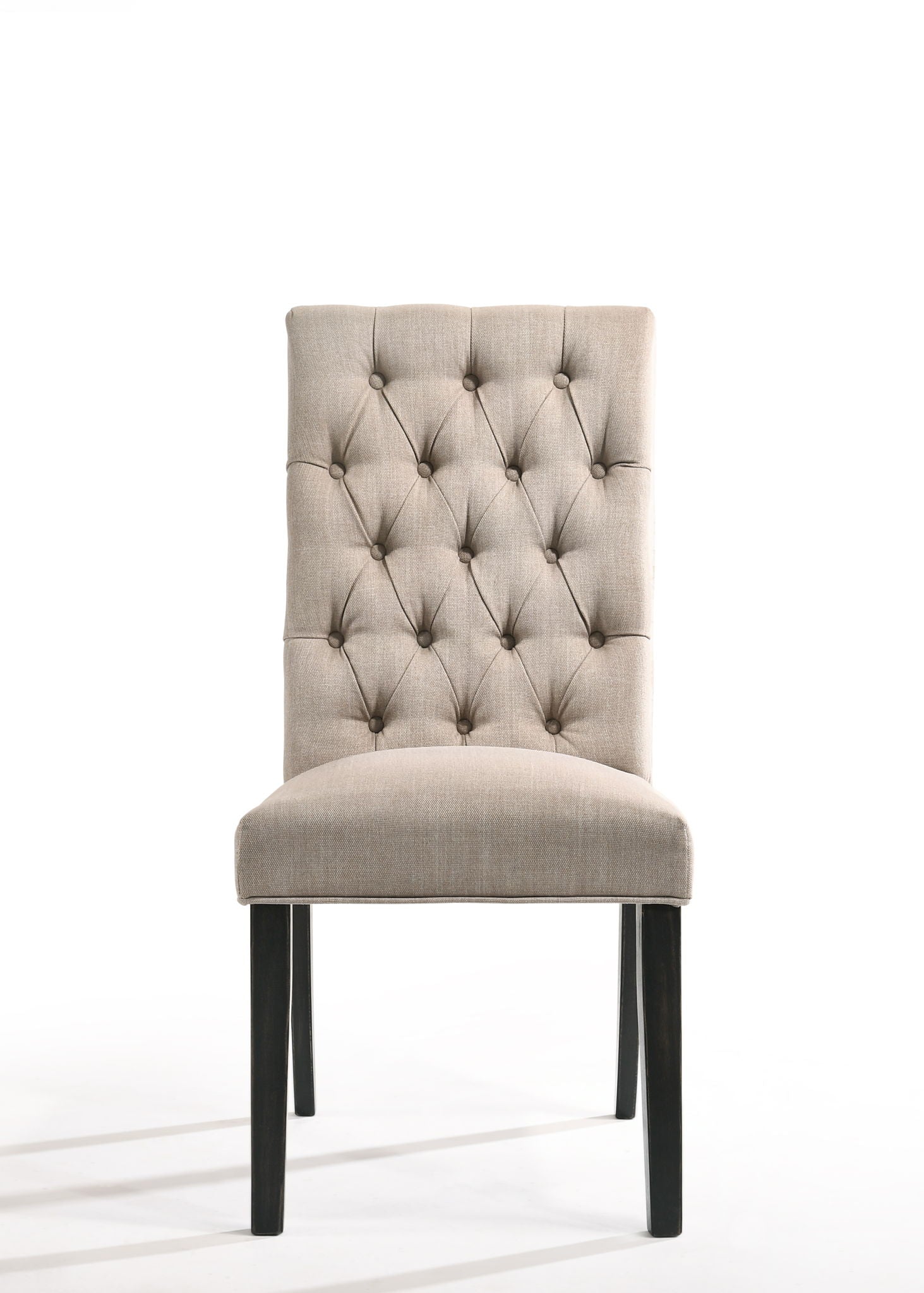 Morland - Vintage Side Chair (Set of 2) - Black / Tan - Best Buy Furniture