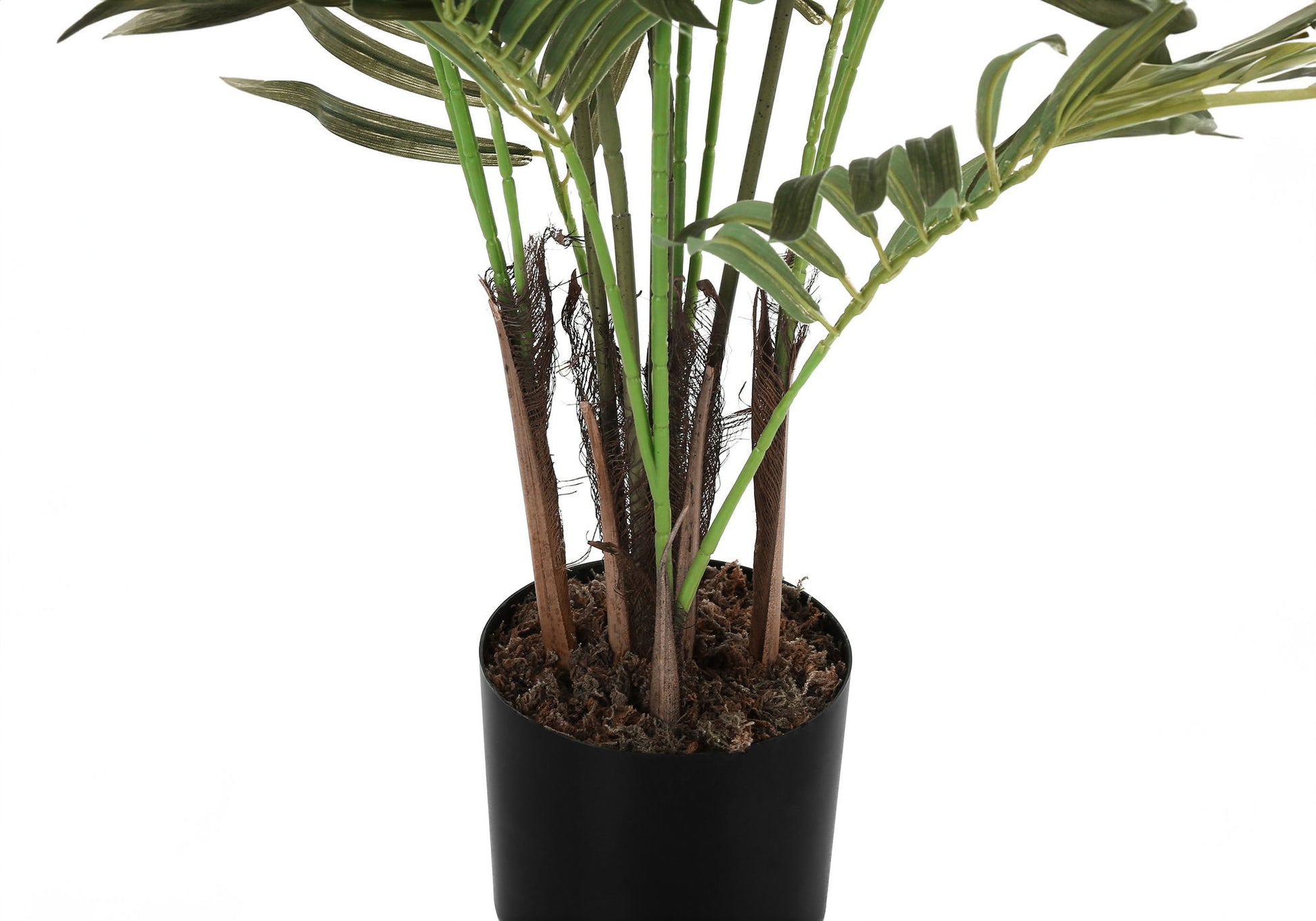 47" Tall, Artificial Plant, Areca Palm Tree, Indoor, Faux, Fake, Floor, Greenery, Potted, Real Touch, Decorative - Green / Black - Best Buy Furniture
