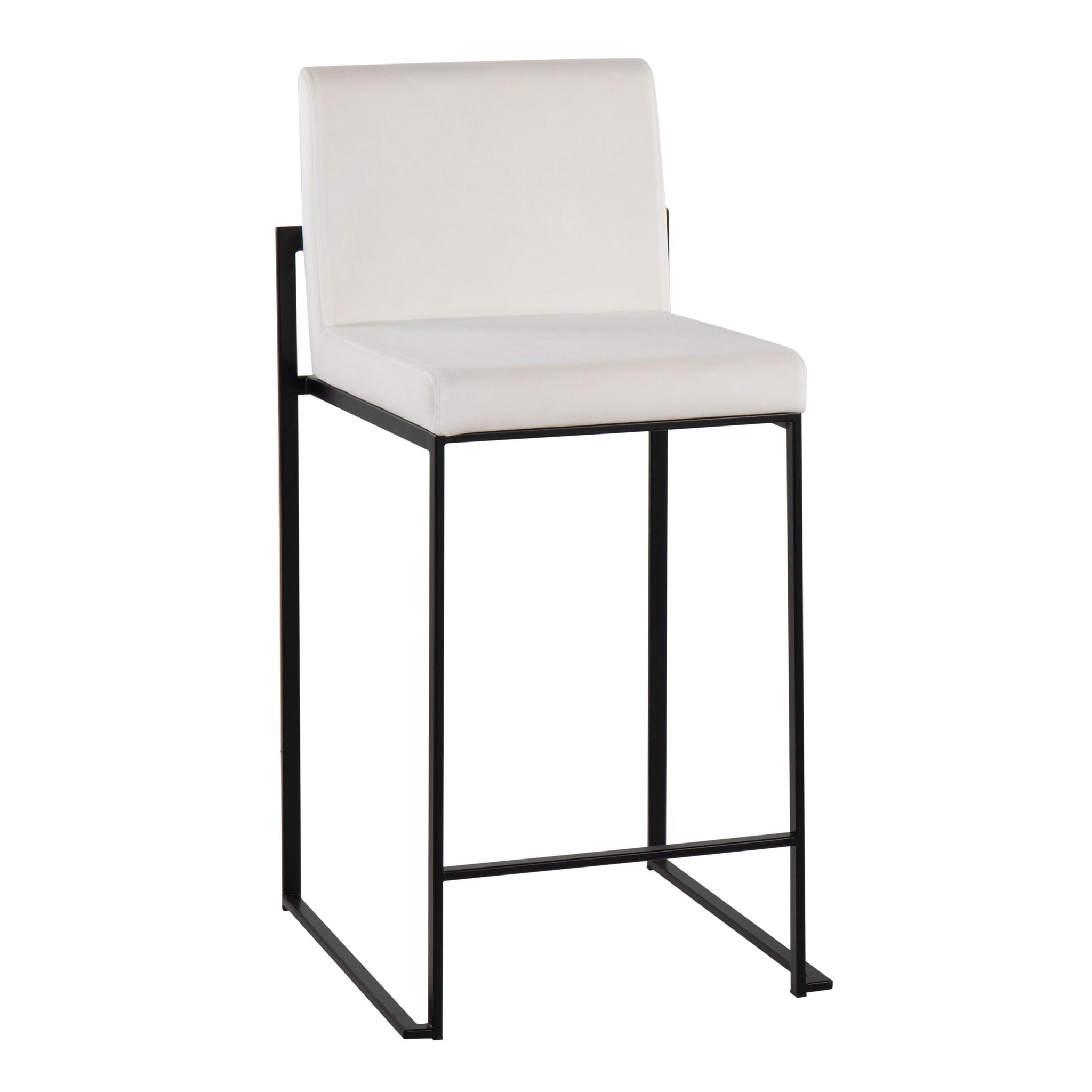 Fuji - Contemporary Modern Elegance, High Back Counter Stool - Best Buy Furniture
