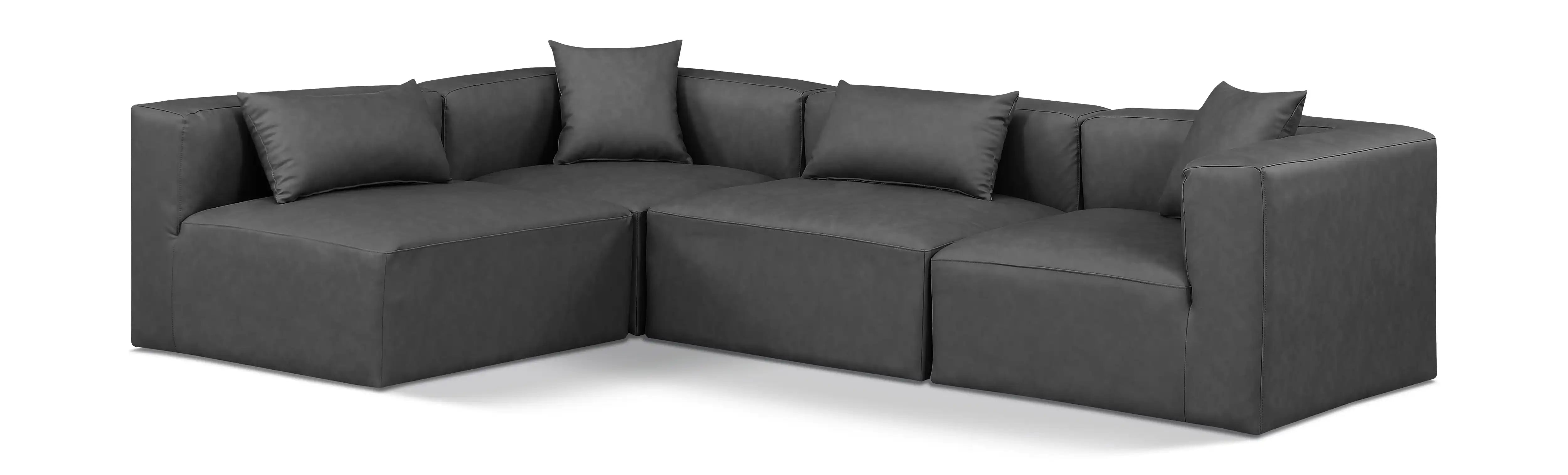 Cube - 4 Piece Modular Corner Sectional - Best Buy Furniture