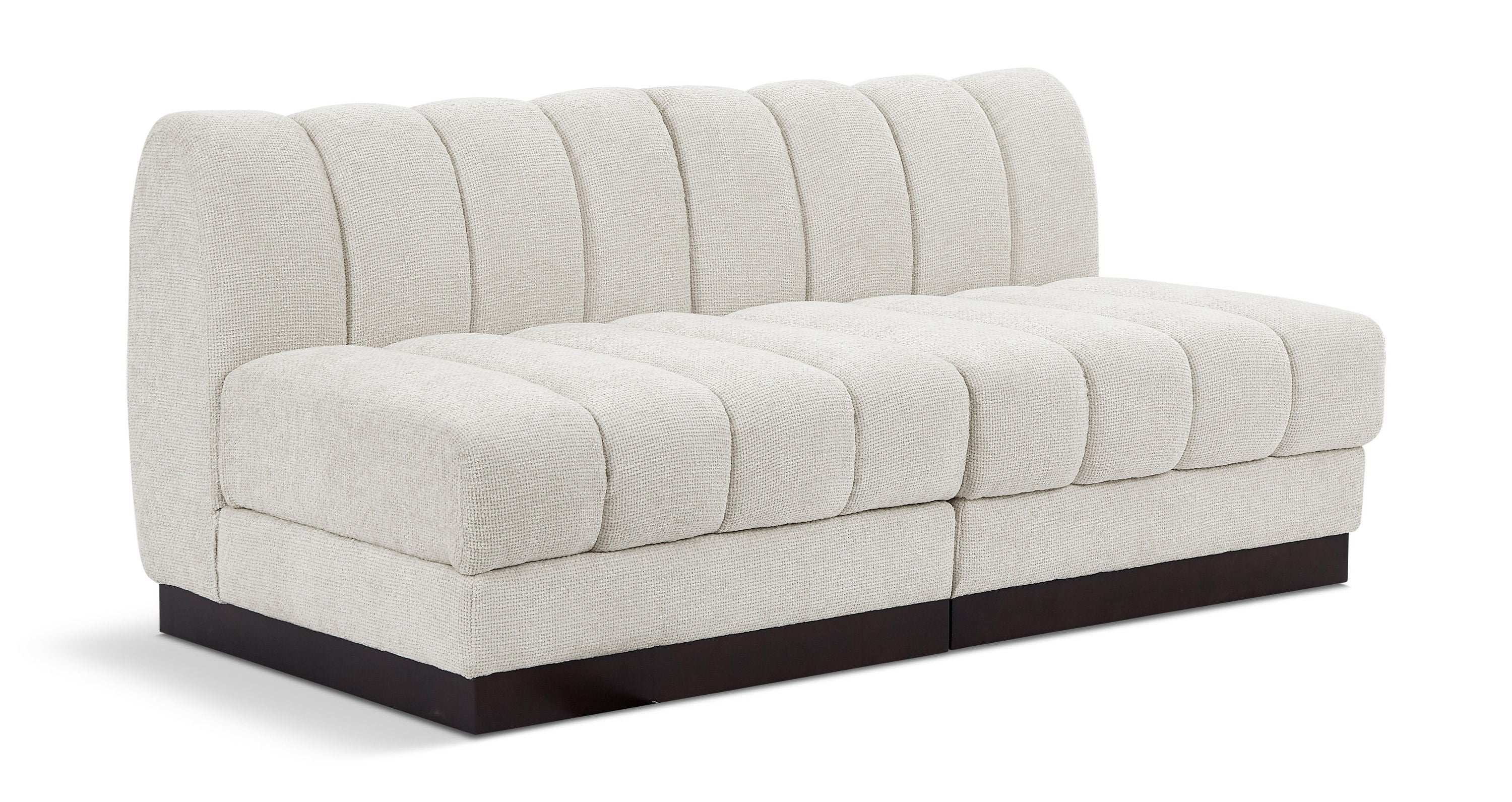 Quinn - 2 Seat Modular Armless Sofa - Best Buy Furniture
