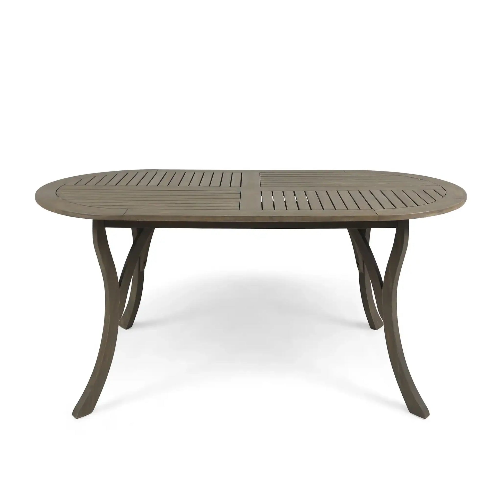 Outdoor Table With Smooth Lines, Slat Top - Best Buy Furniture