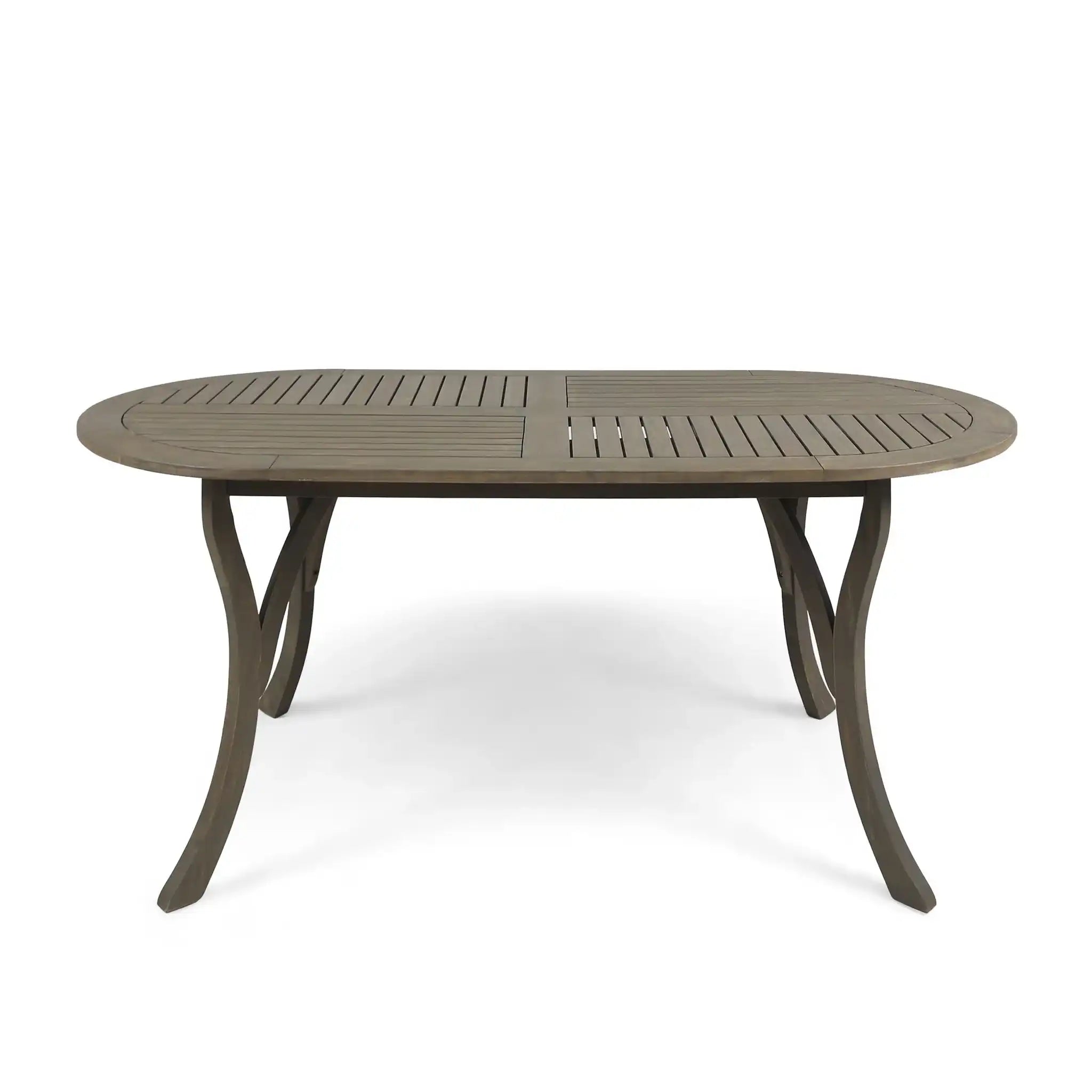 Outdoor Table With Smooth Lines, Slat Top - Best Buy Furniture