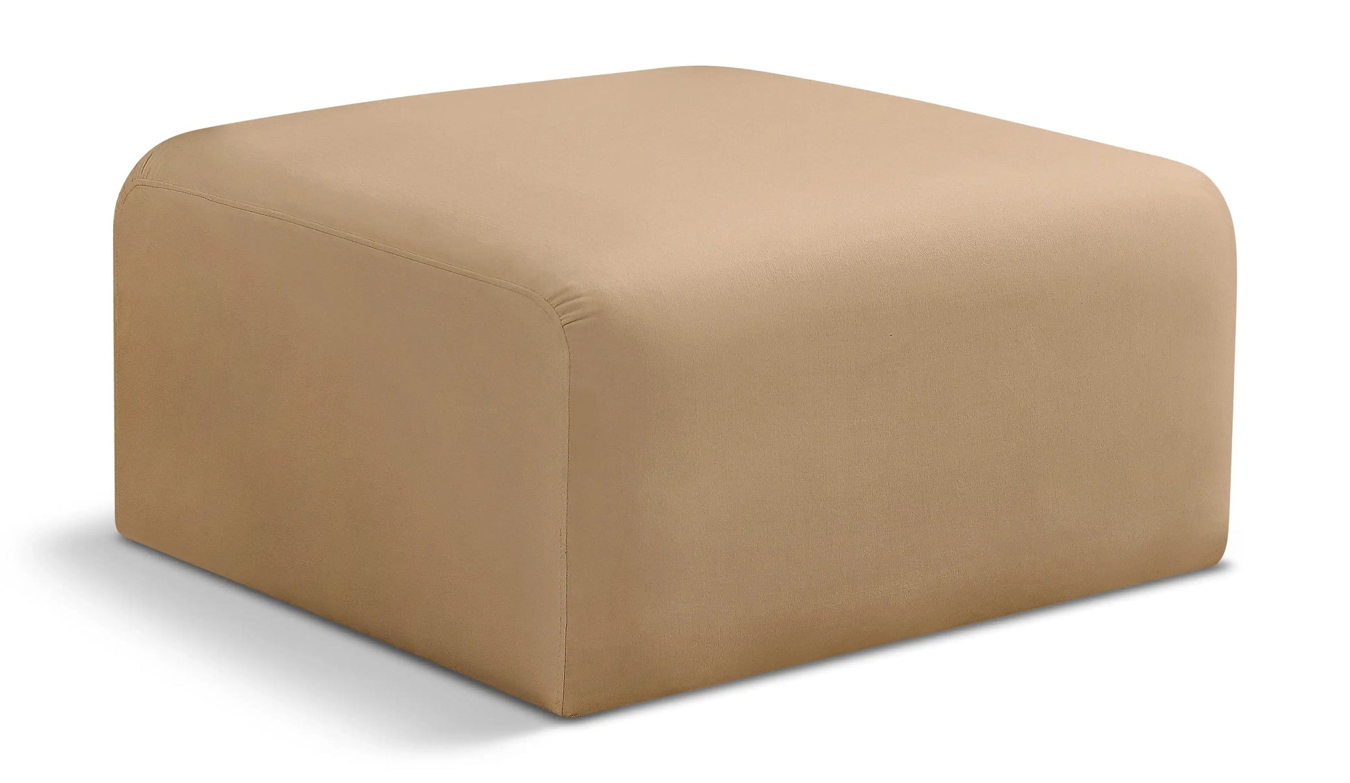 Arc - Velvet Ottoman - Best Buy Furniture