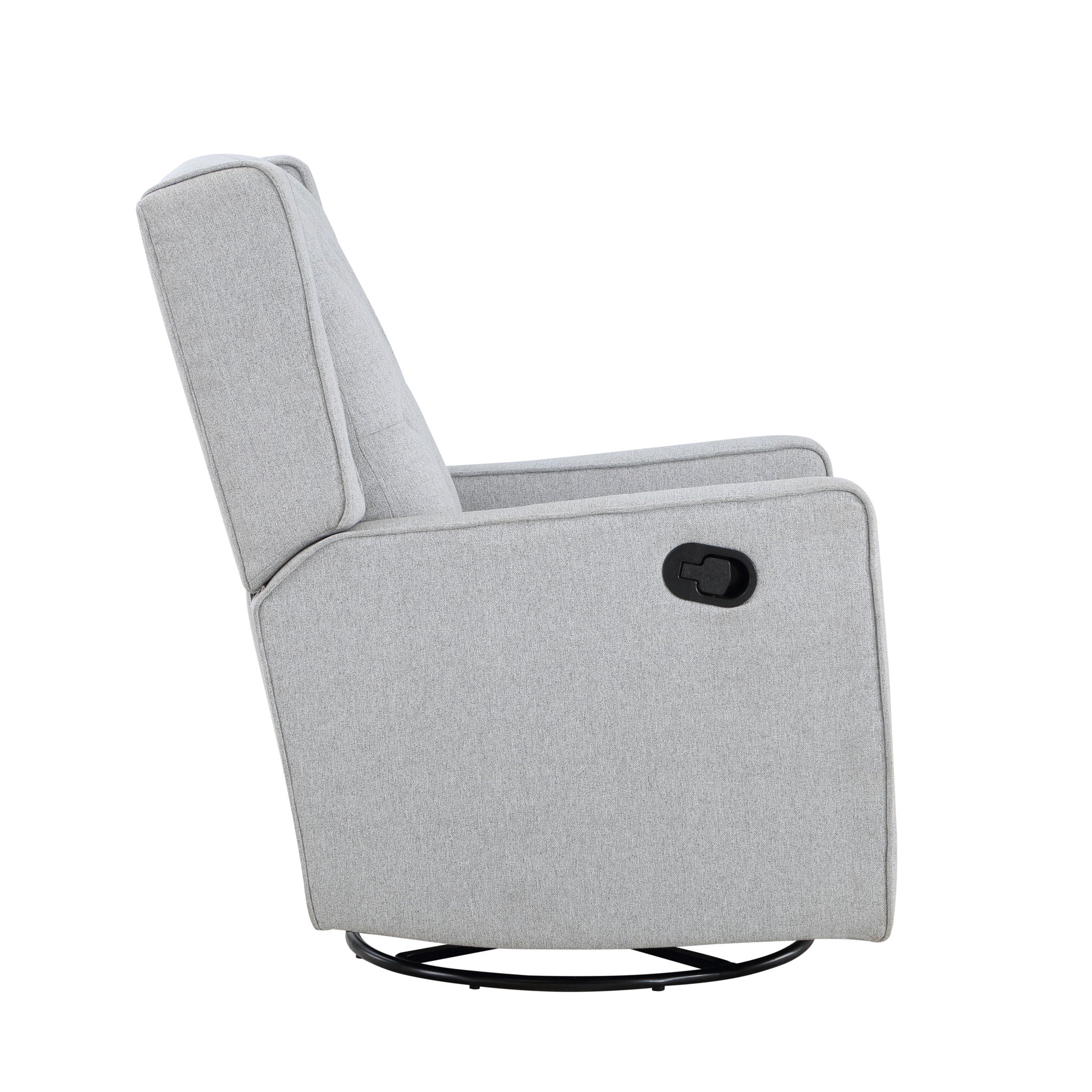 Milah - Gliding Swivel Recliner Tufted - Best Buy Furniture