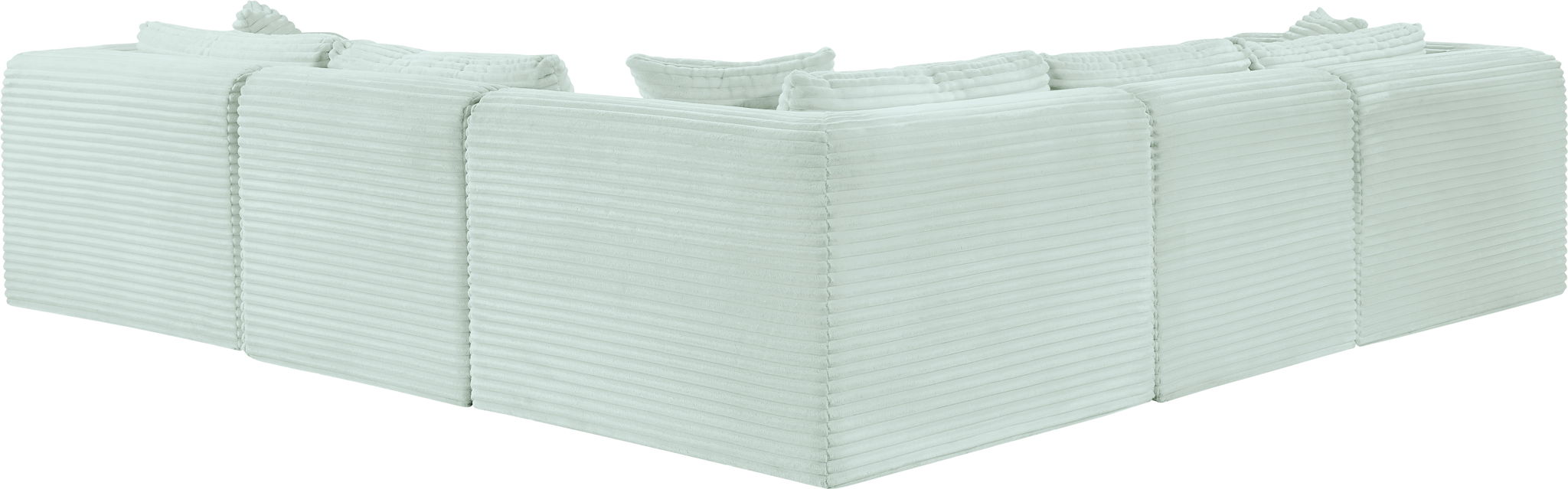 Shaggy - 5 Piece Modular Corner Sectional - Best Buy Furniture