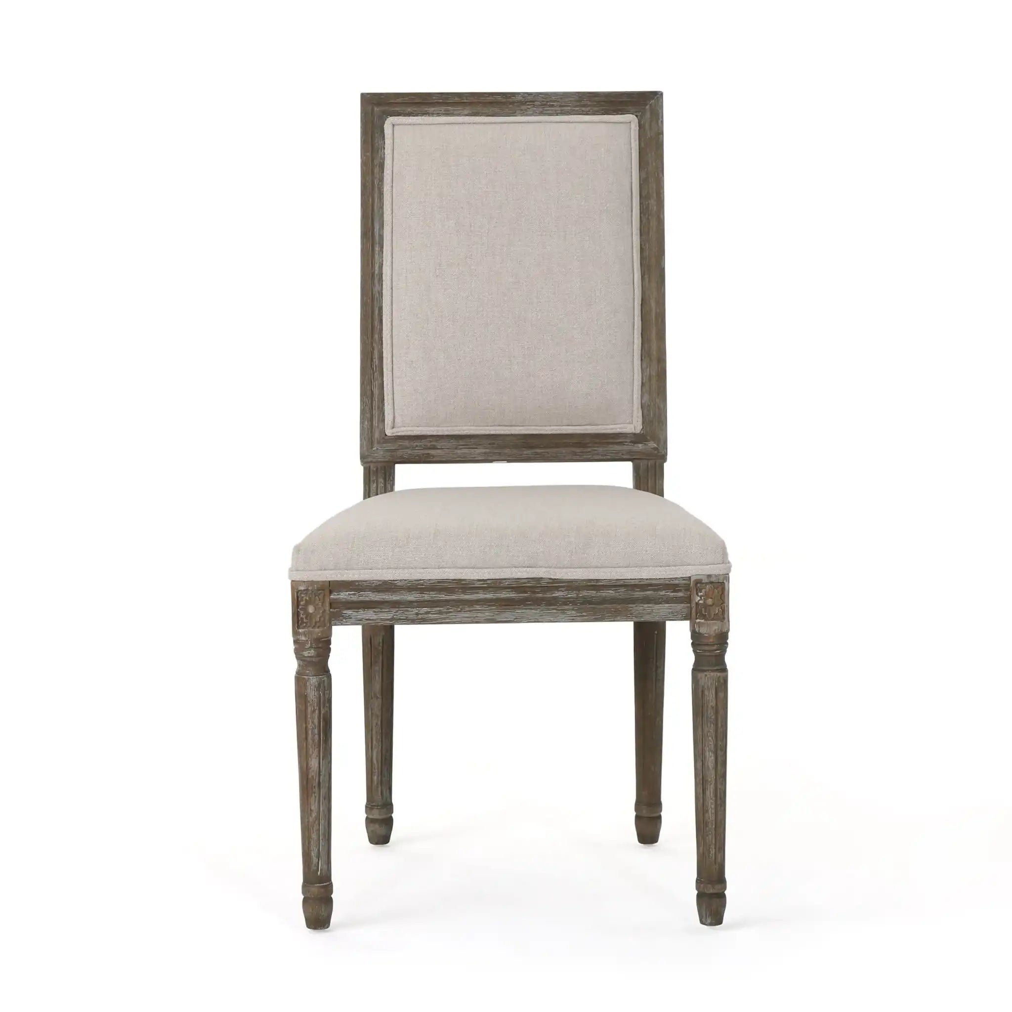 Traditional Style Dining Chair Set With Fabric Upholstery - Best Buy Furniture