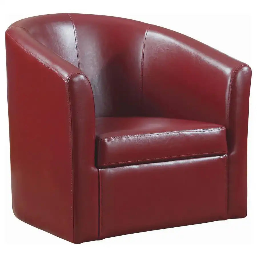 Turner - Upholstered Barrel Back Swivel Chair - Best Buy Furniture